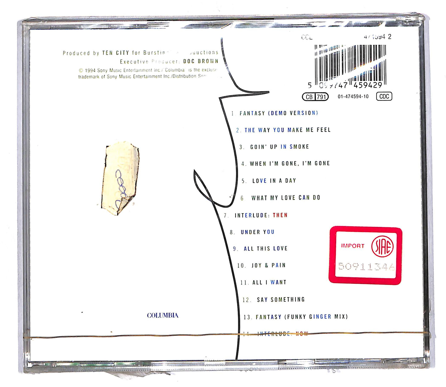 EBOND Ten City - That Was Then, This Is Now CD CD108214