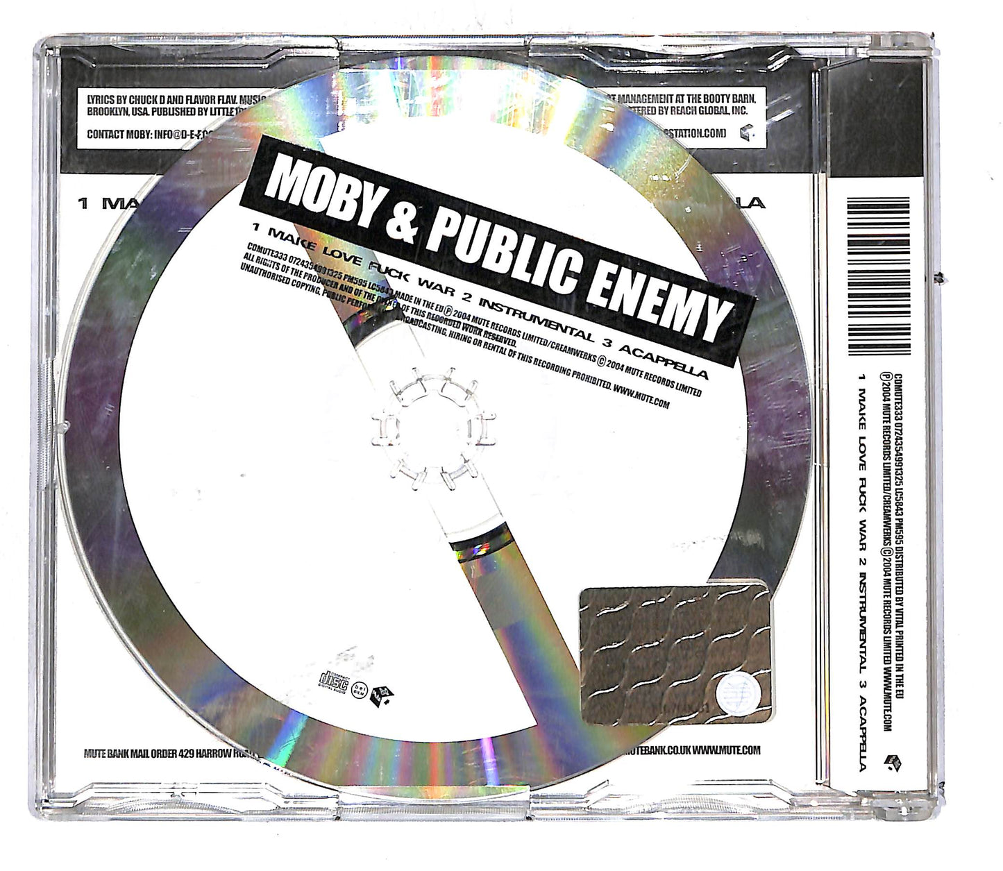EBOND Moby & Public Enemy - Make Love Fuck War CD CD108226