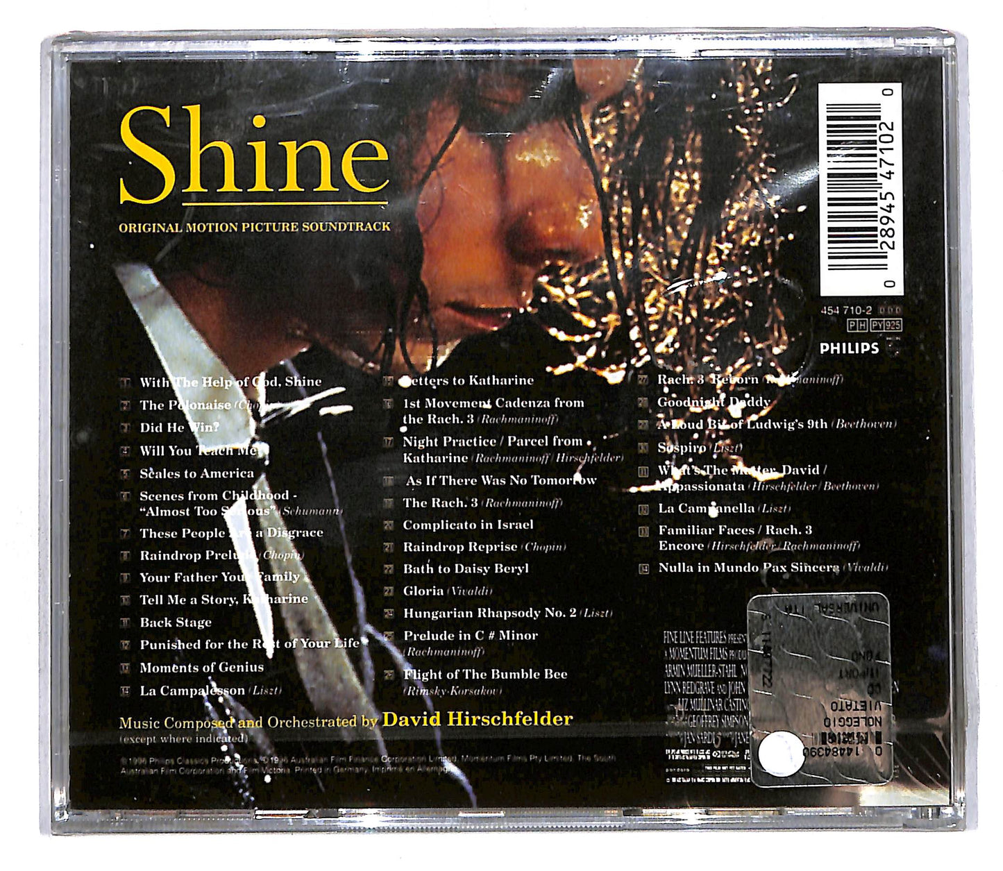 EBOND Various - Shine (Original Motion Picture Soundtrack) CD CD108236
