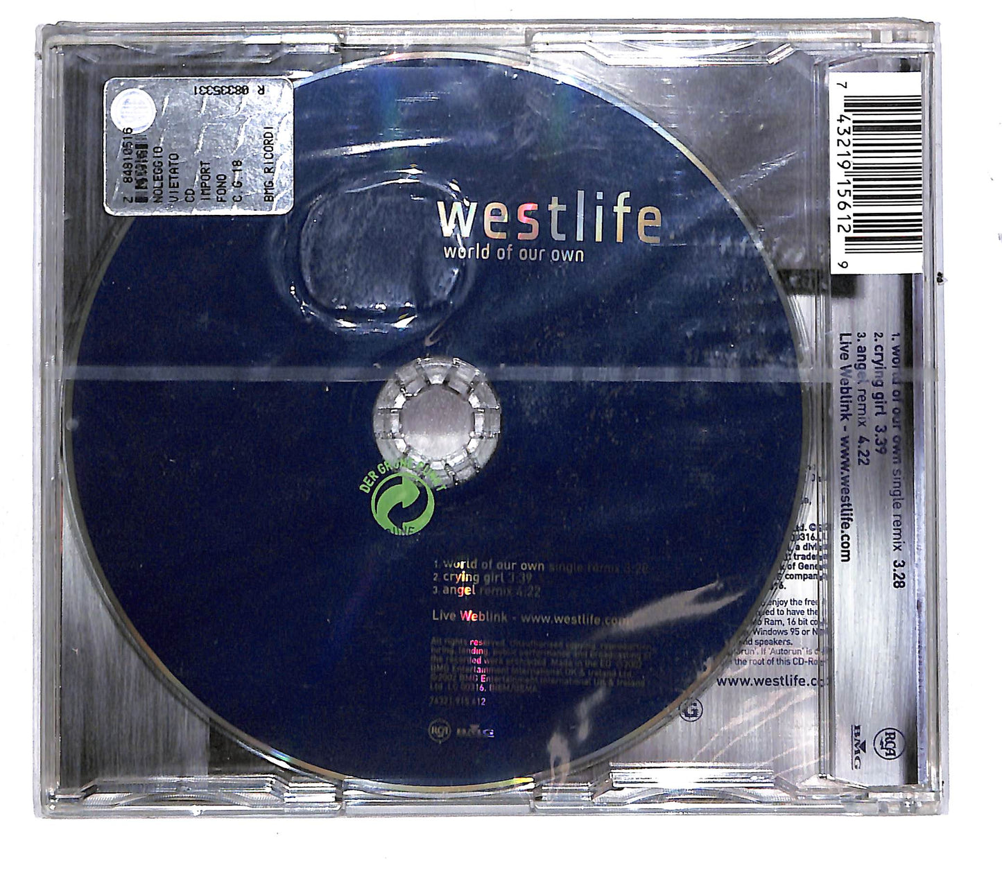 EBOND Westlife - World Of Our Own CD CD108261