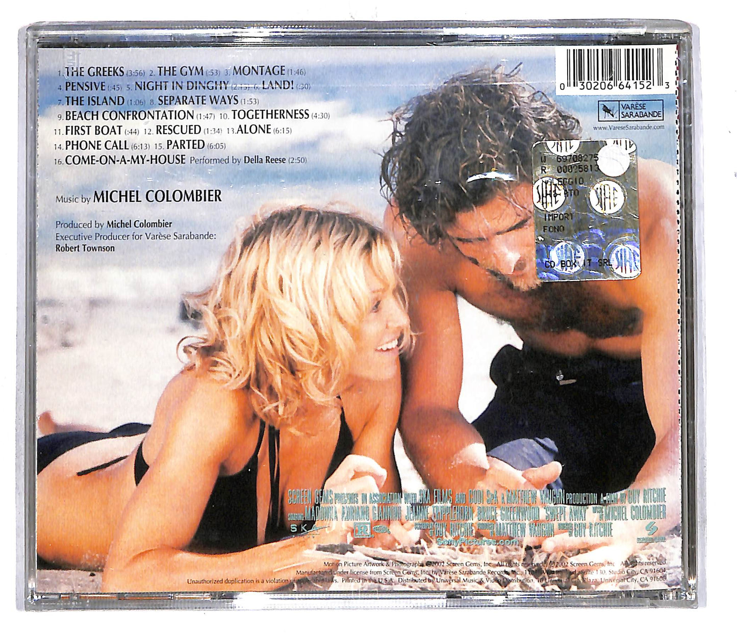 EBOND Michel Colombier - Swept Away ( Soundtrack) CD CD108263