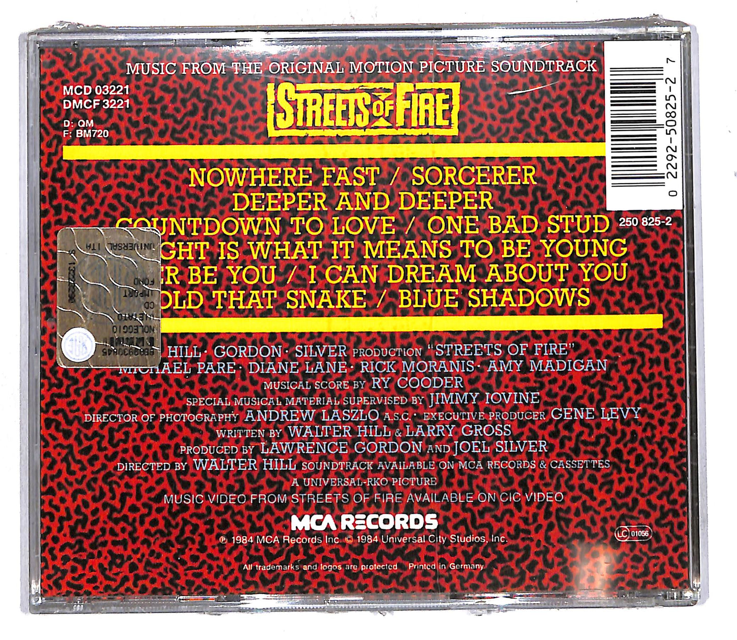 EBOND Various - Streets Of Fire - A Rock Fantasy (Soundtrack) CD CD108265
