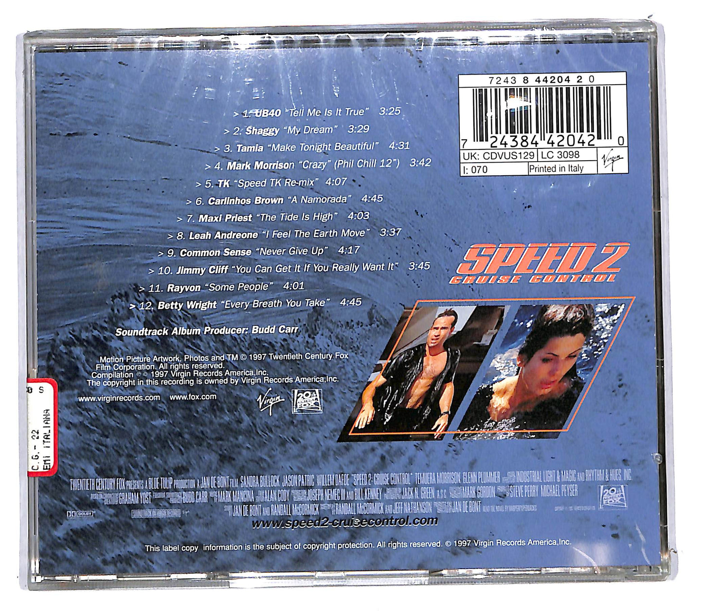EBOND Various - Speed 2: Cruise Control - Soundtrack CD CD108303