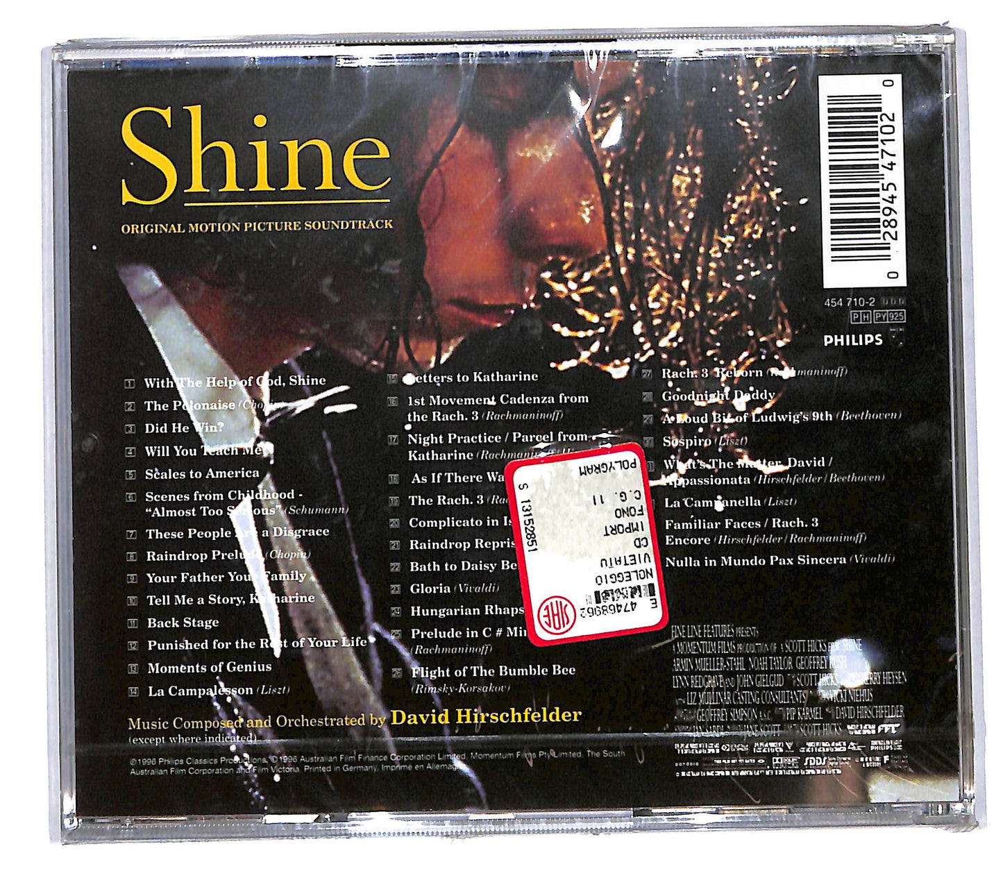 EBOND Various - Shine (Original Motion Picture Soundtrack) CD CD108306