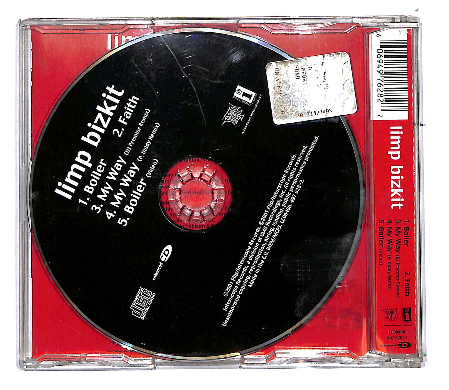 EBOND Limp Bizkit - Boiler CD CD108314