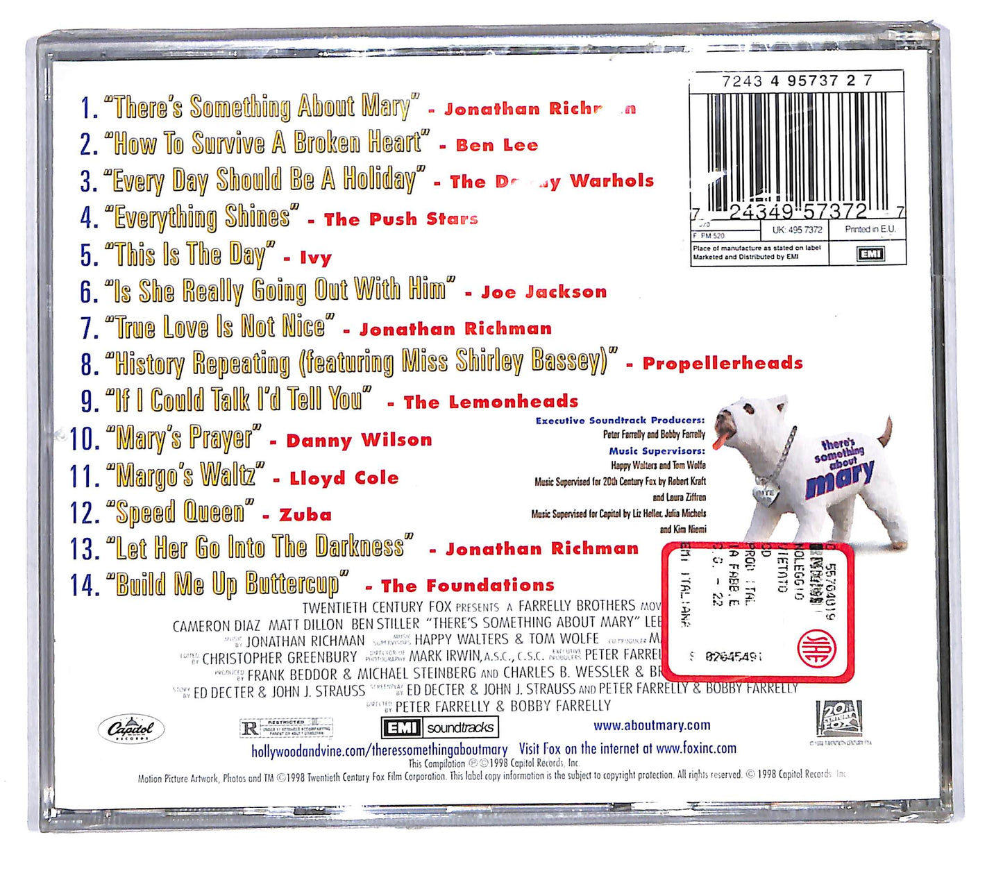 EBOND Various - There's Something About Mary CD CD108318