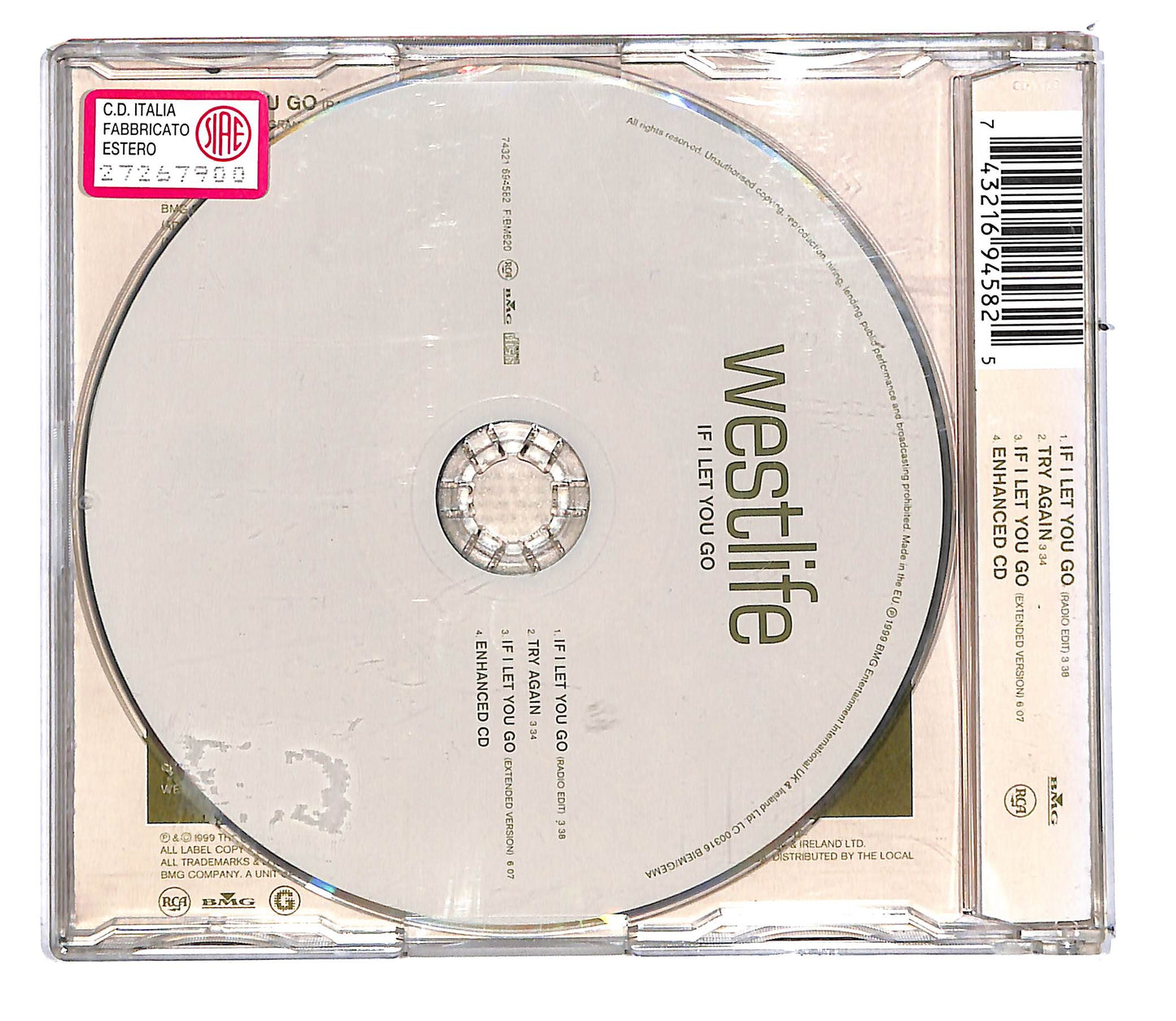 EBOND Westlife - If I Let You Go CD CD108323