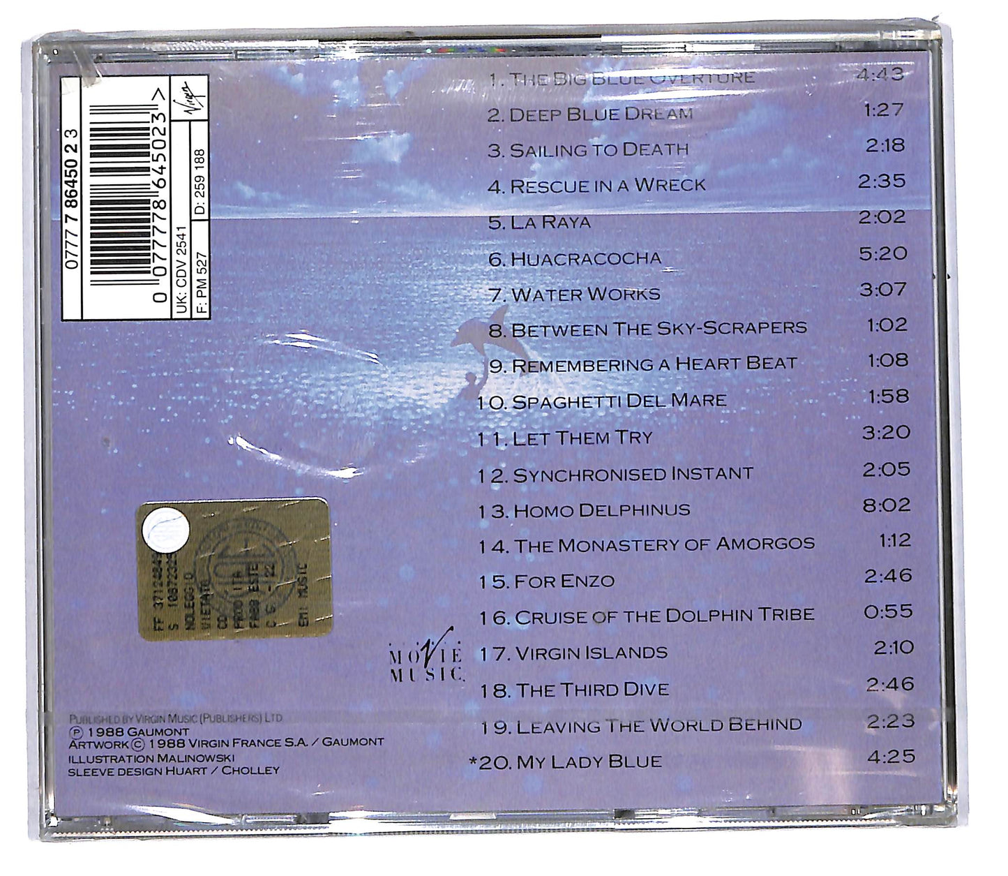 EBOND Eric Serra - The Big Blue ( Soundtrack) CD CD108332