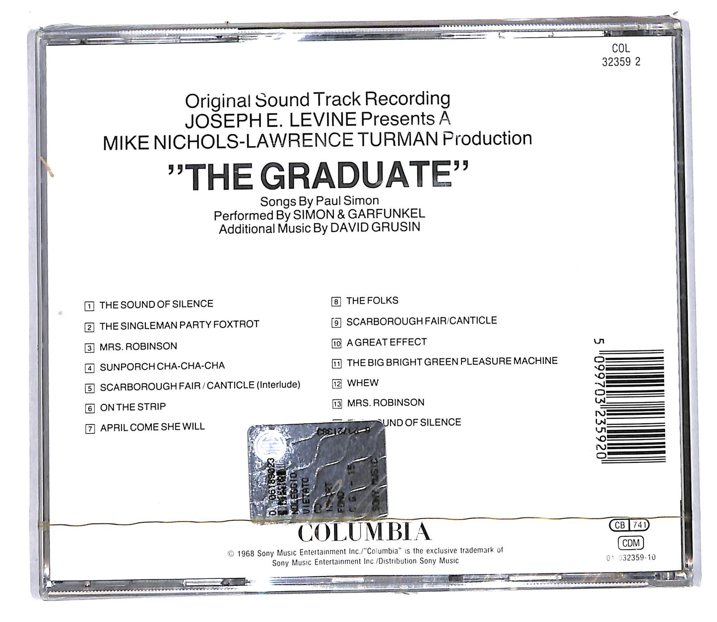 EBOND Simon & Garfunkel - The Graduate SoundTrack CD CD108342