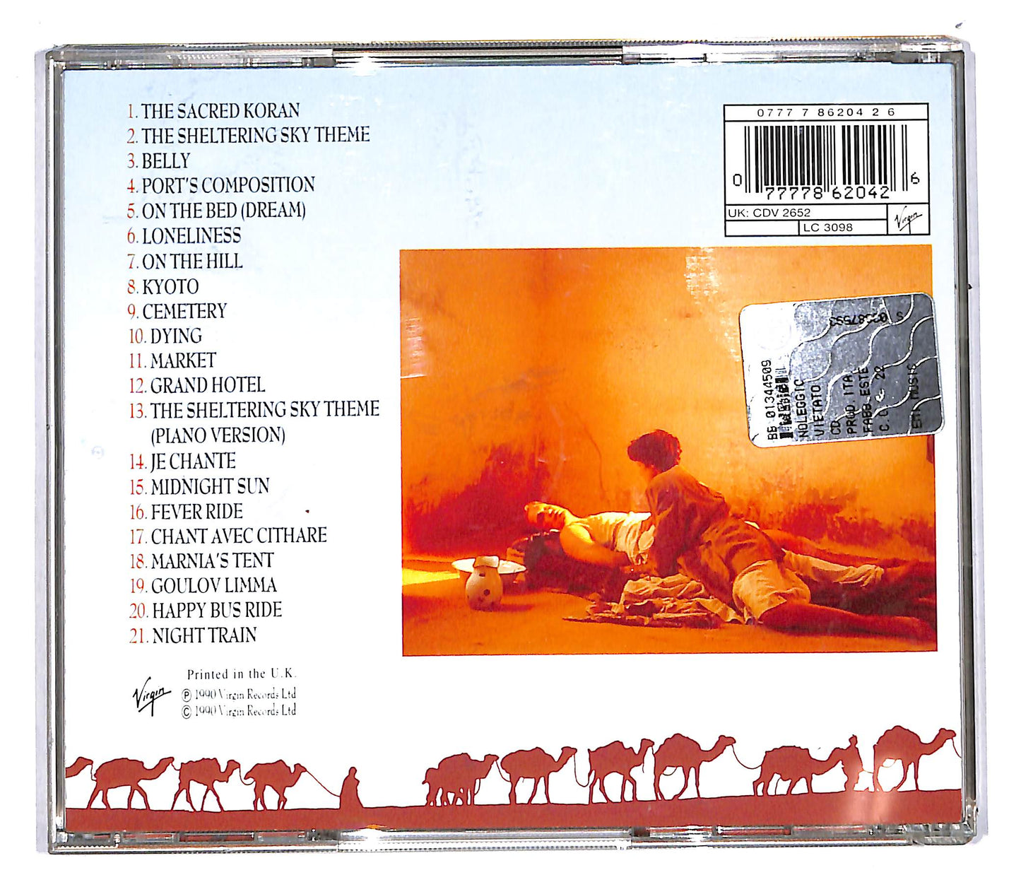 EBOND Various - The Sheltering Sky (Soundtrack) CD CD108357