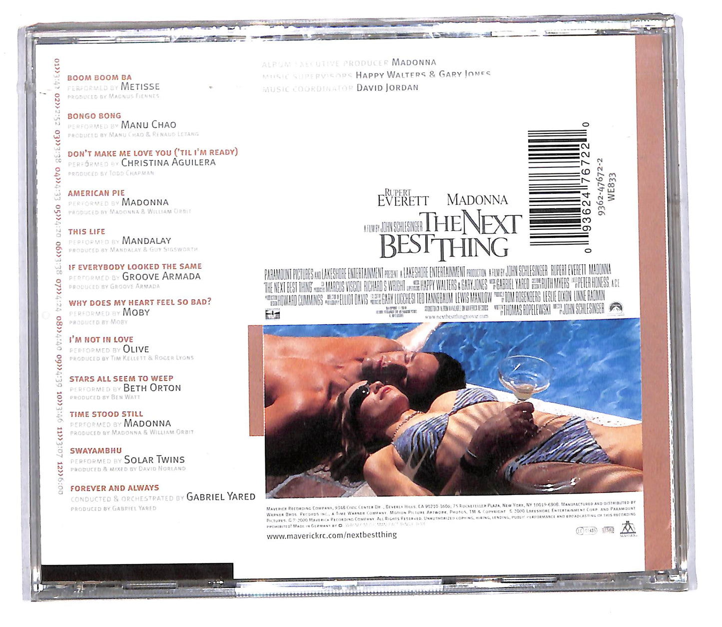 EBOND Various - The Next Best Thing (Music From The Motion Picture) CD CD108362