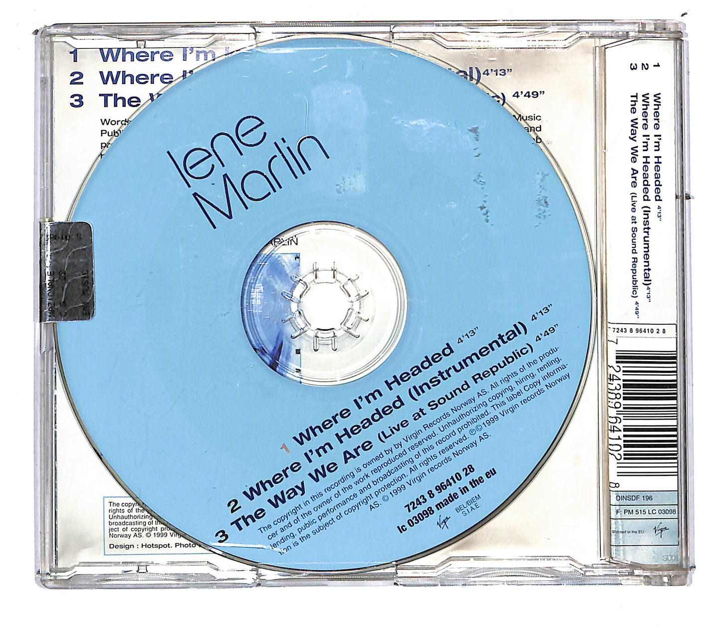 EBOND Lene Marlin - Where I'm Headed CD CD108418