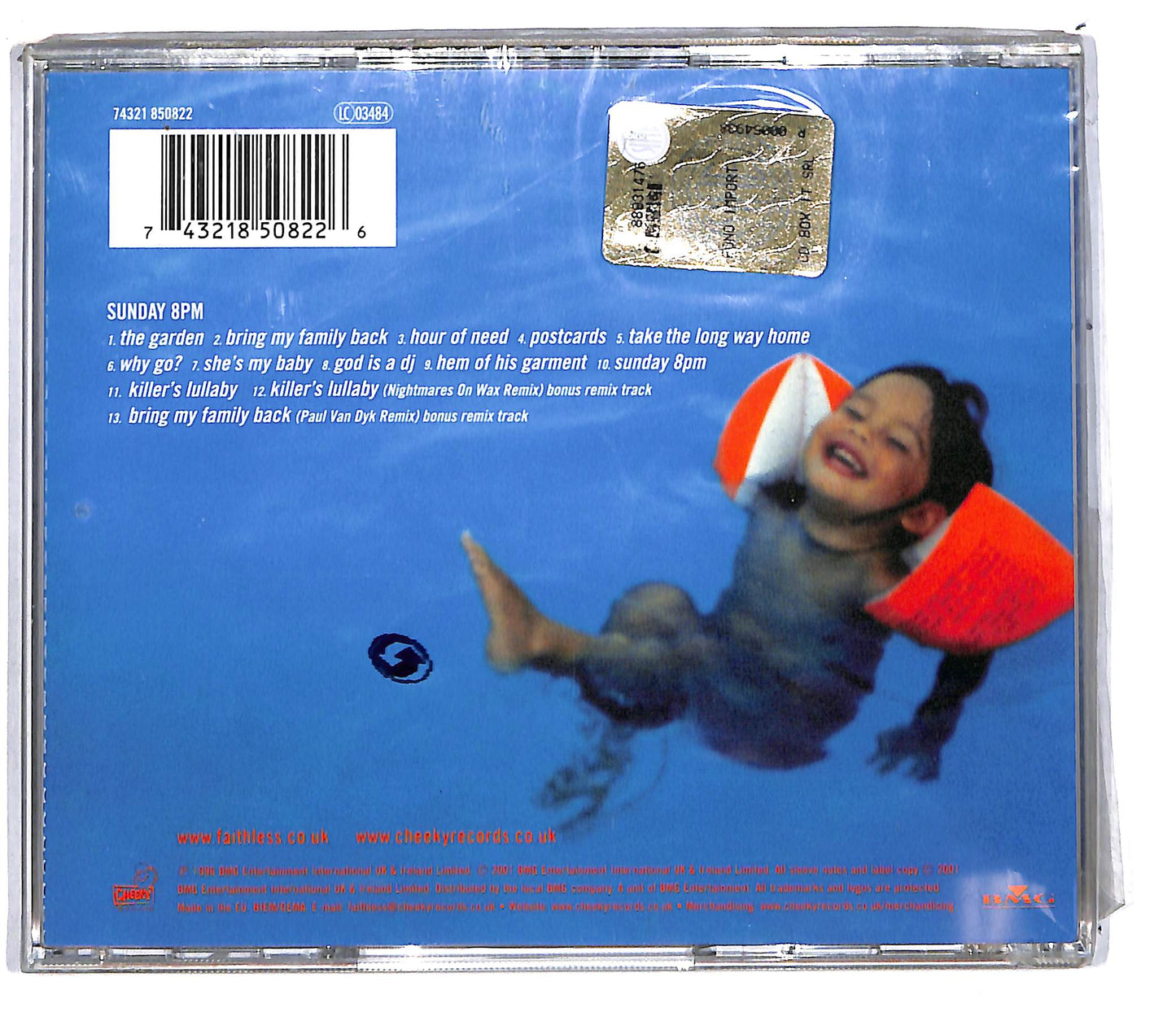 EBOND Faithless - Sunday 8PM CD CD108424