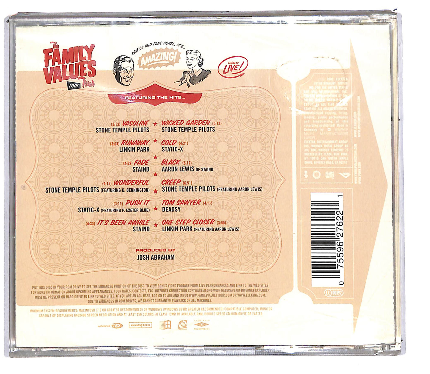 EBOND Various - The Family Values Tour 2001 CD CD108429