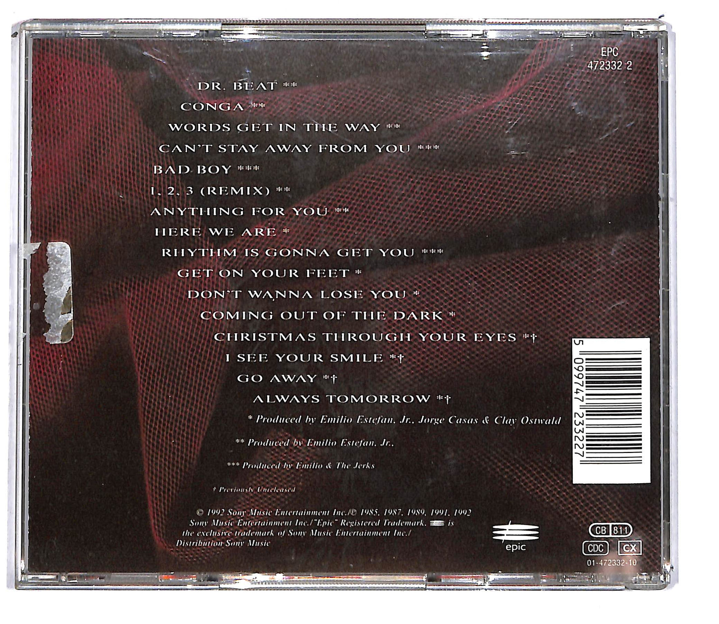 EBOND Gloria Estefan - Greatest Hits CD CD108436