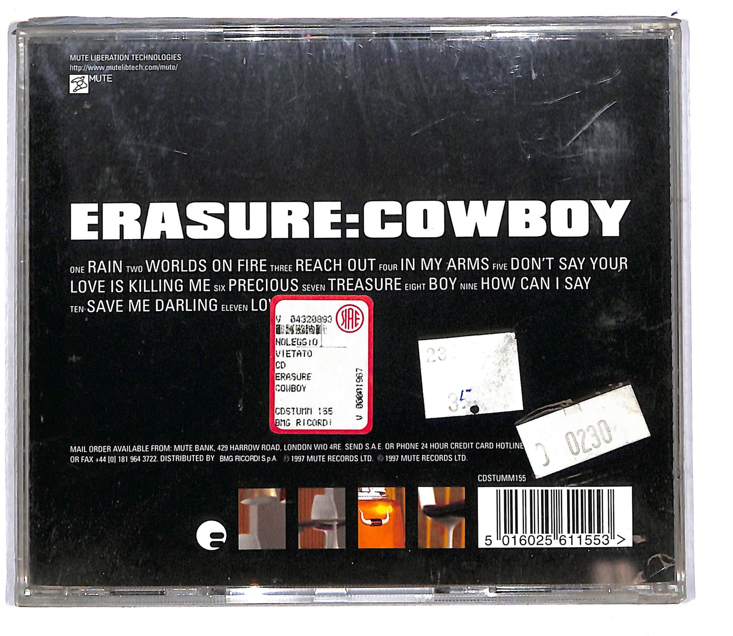 EBOND Erasure - Cowboy CD CD108439