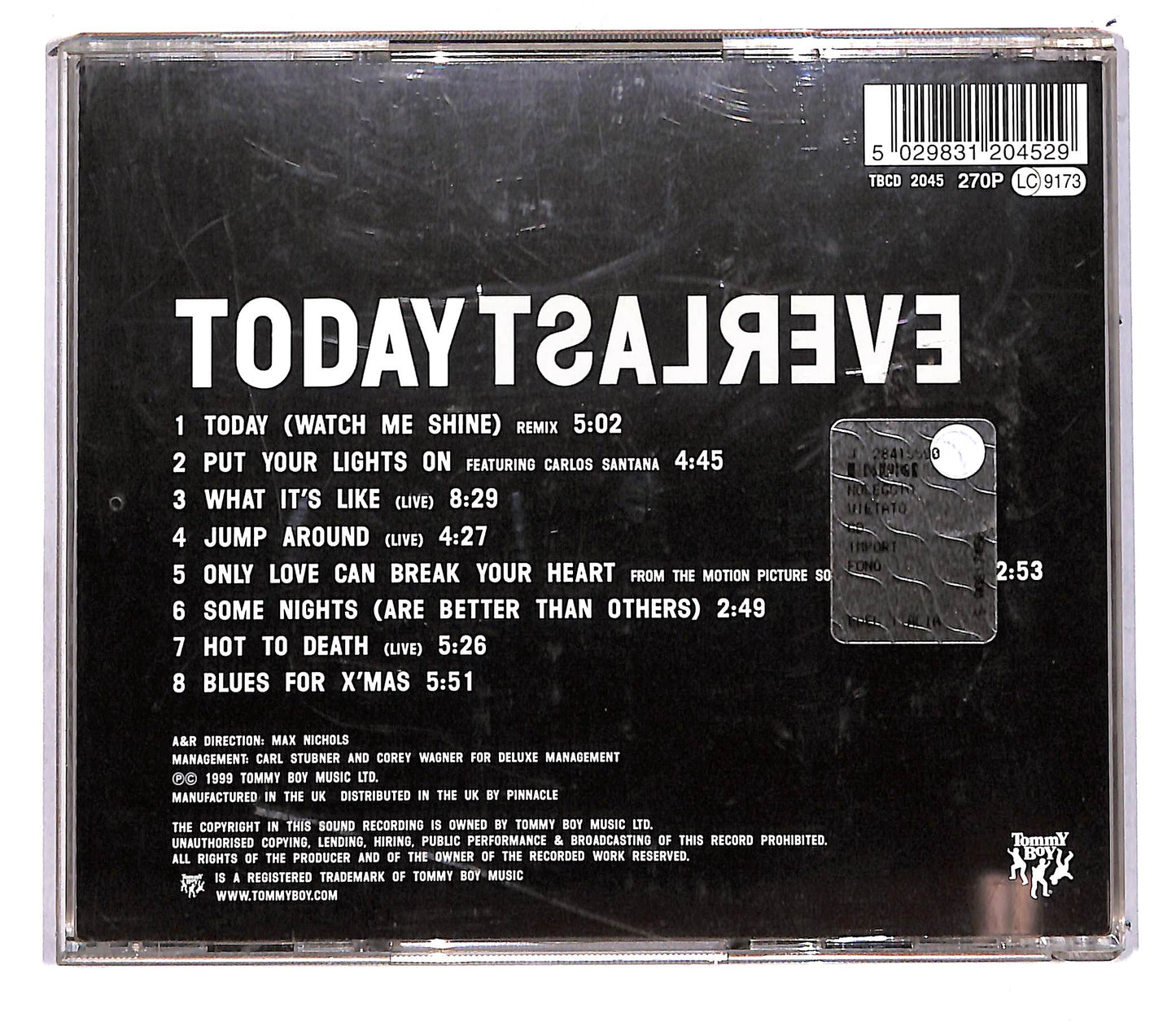 EBOND Everlast - Today CD CD108453