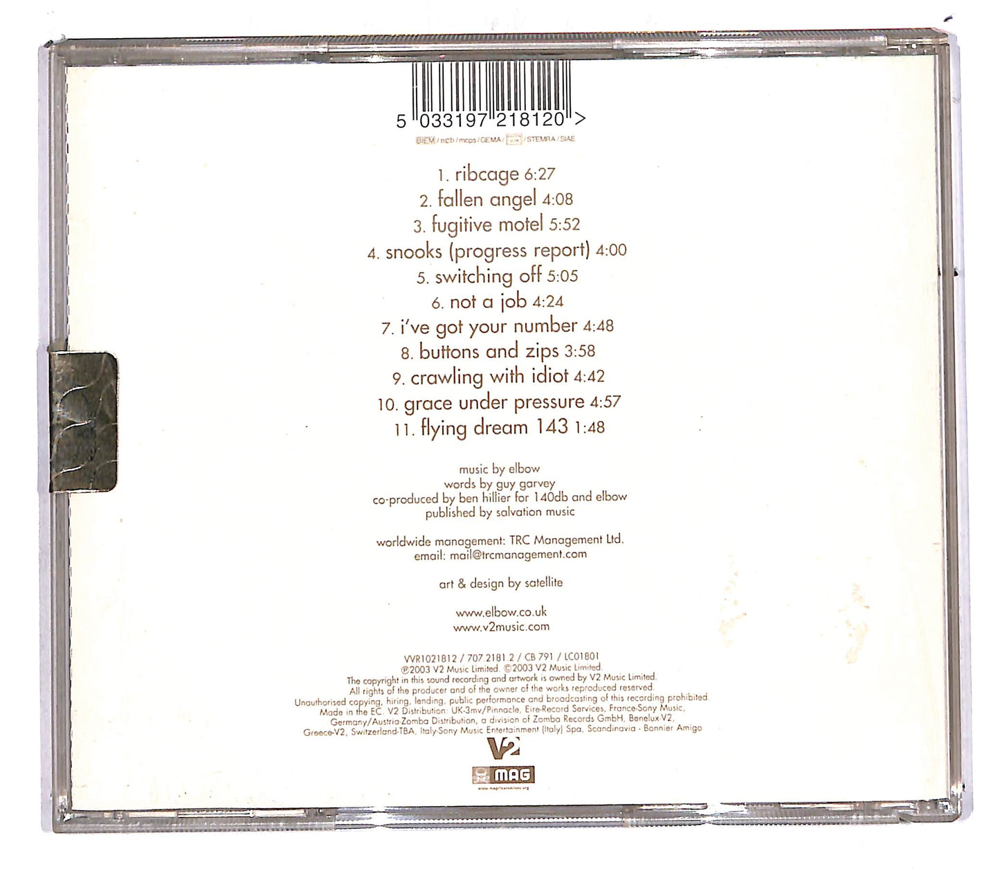 EBOND Elbow - Cast Of Thousands CD CD108510