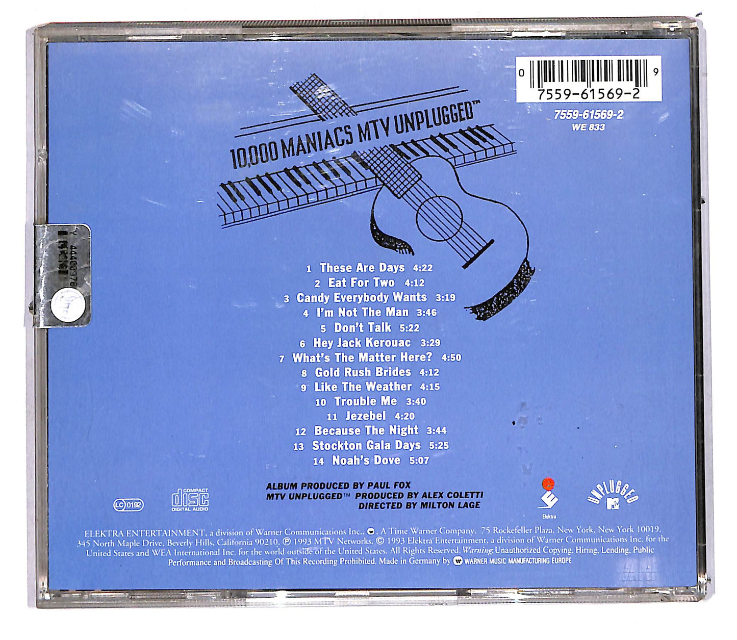 EBOND 10,000 Maniacs - MTV Unplugged CD CD108524
