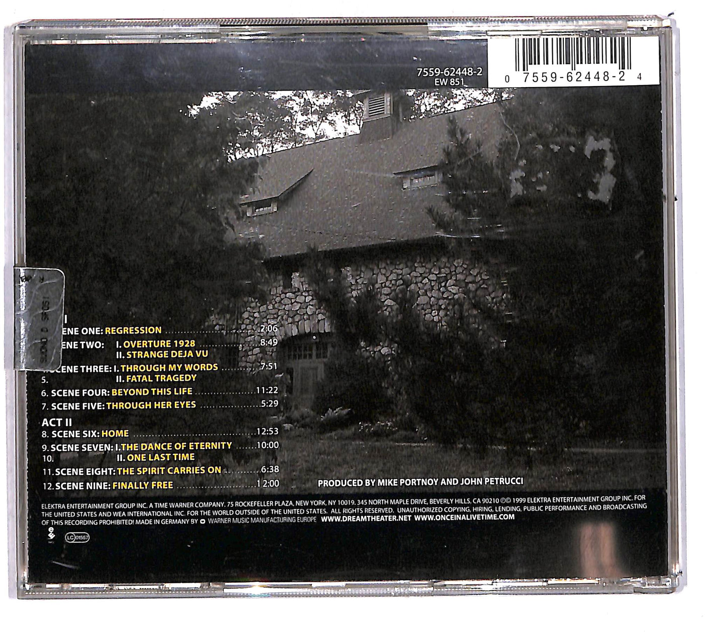 EBOND Dream Theater - Metropolis Pt. 2: Scenes From A Memory CD CD108536