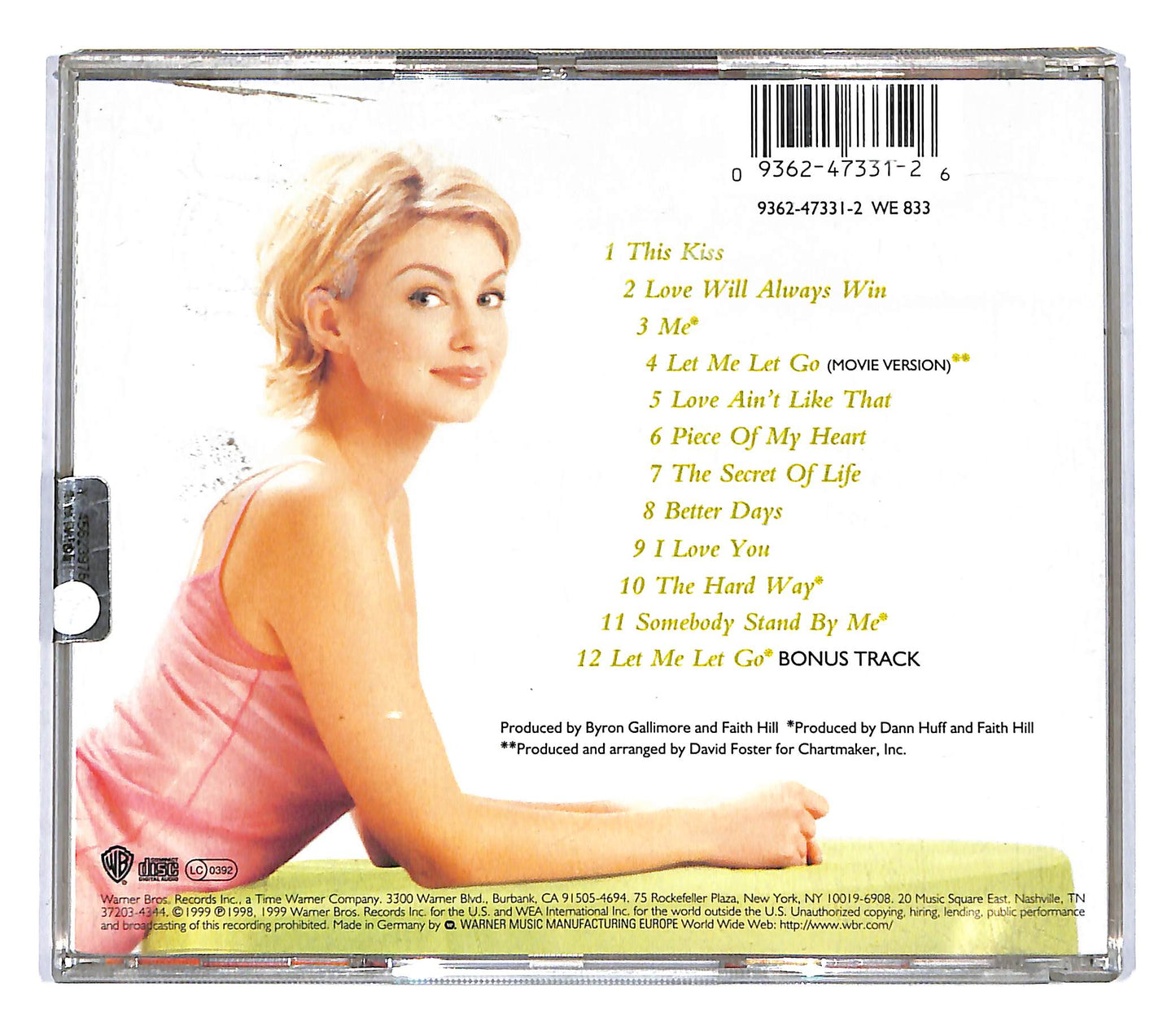 EBOND Faith Hill - Love Will Always Win CD CD108608