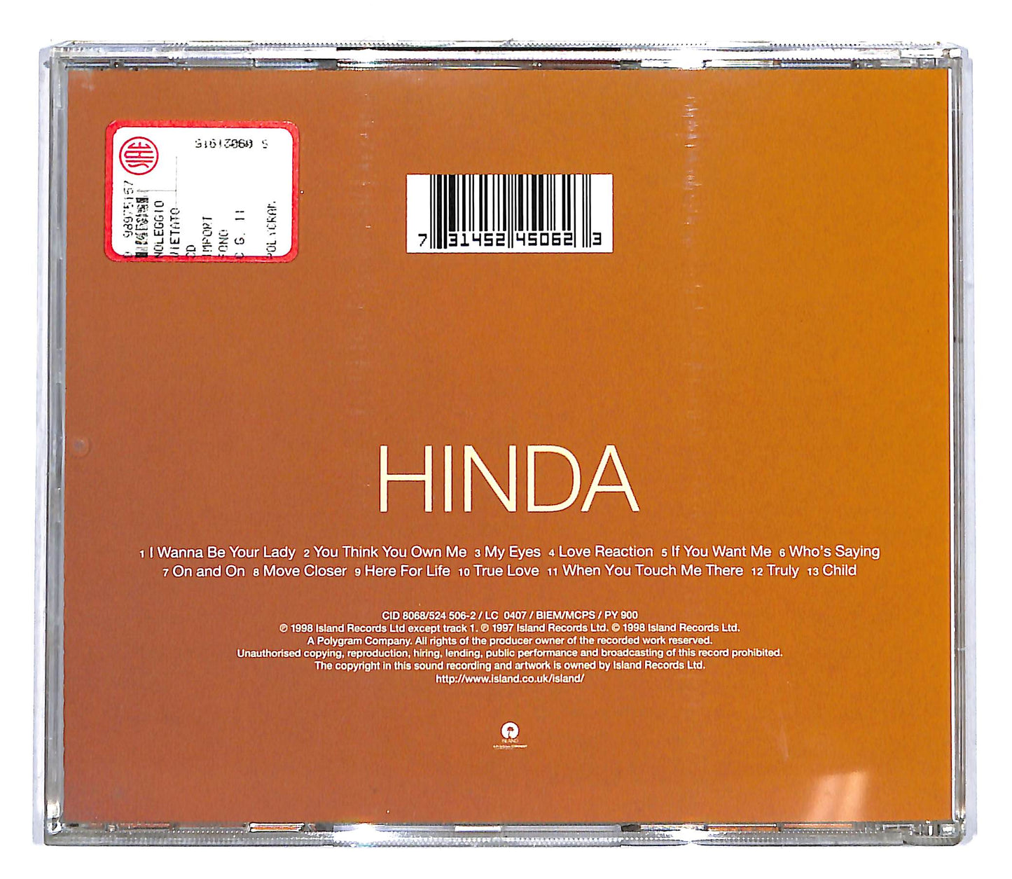 EBOND Hinda - Hinda CD CD108611
