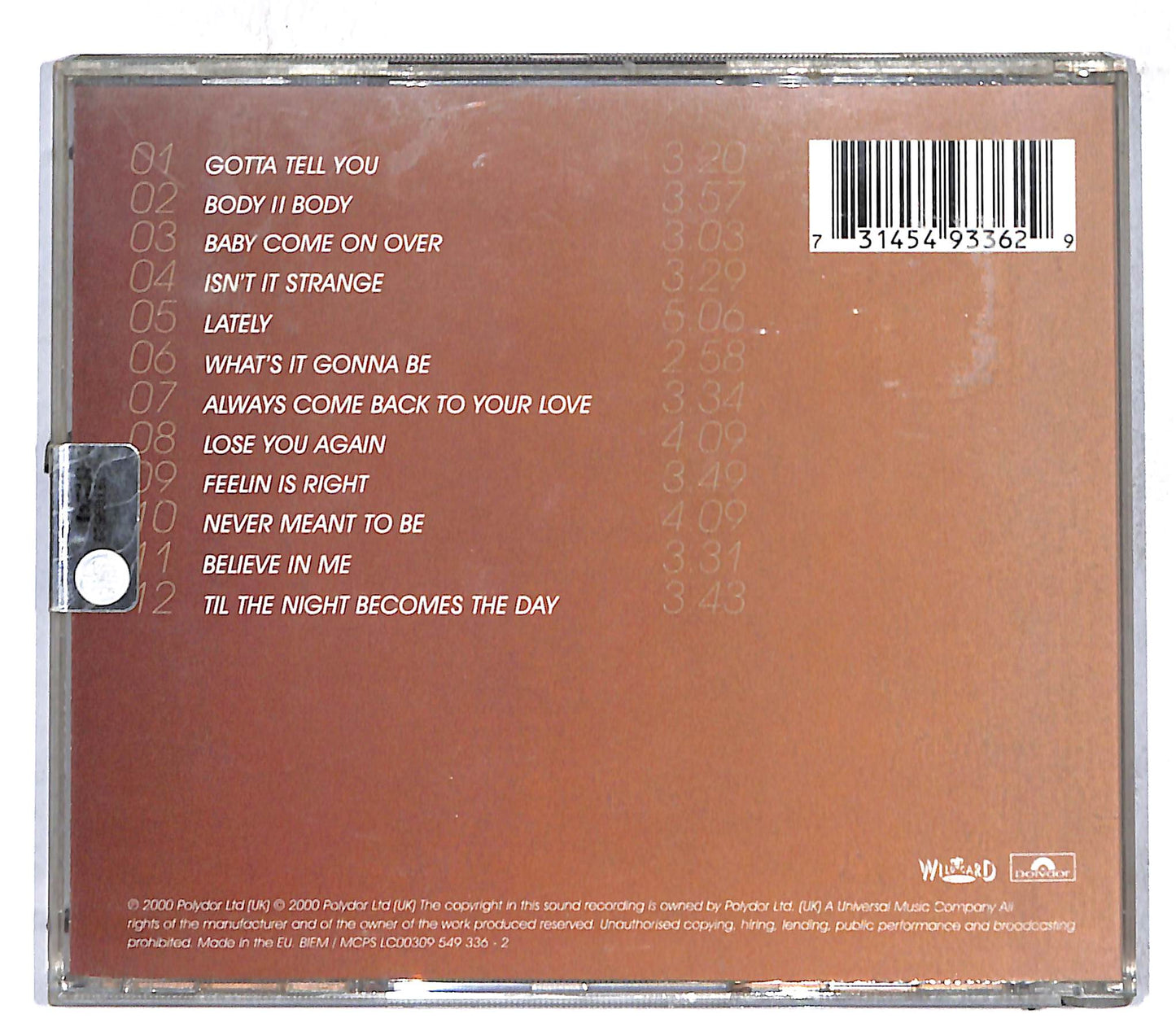 EBOND Samantha Mumba - Gotta Tell You CD CD108706