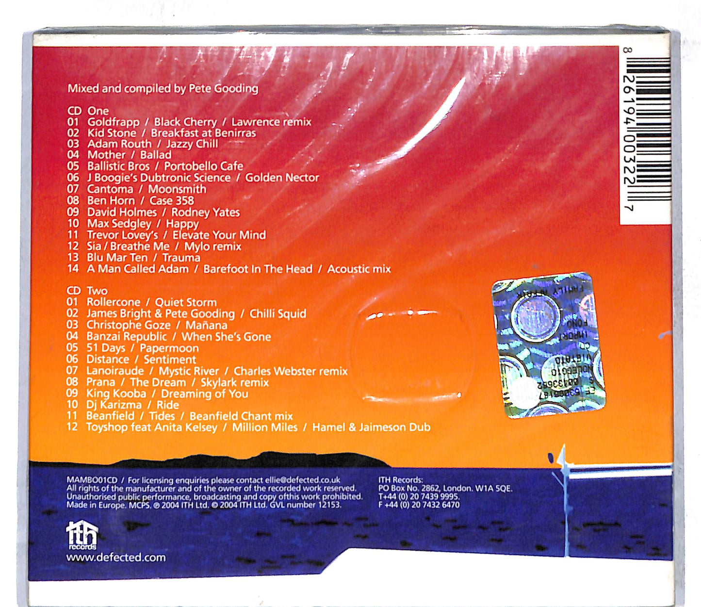 EBOND Various - Cafe Mambo Ibiza 10th Anniversary Album CD CD108719