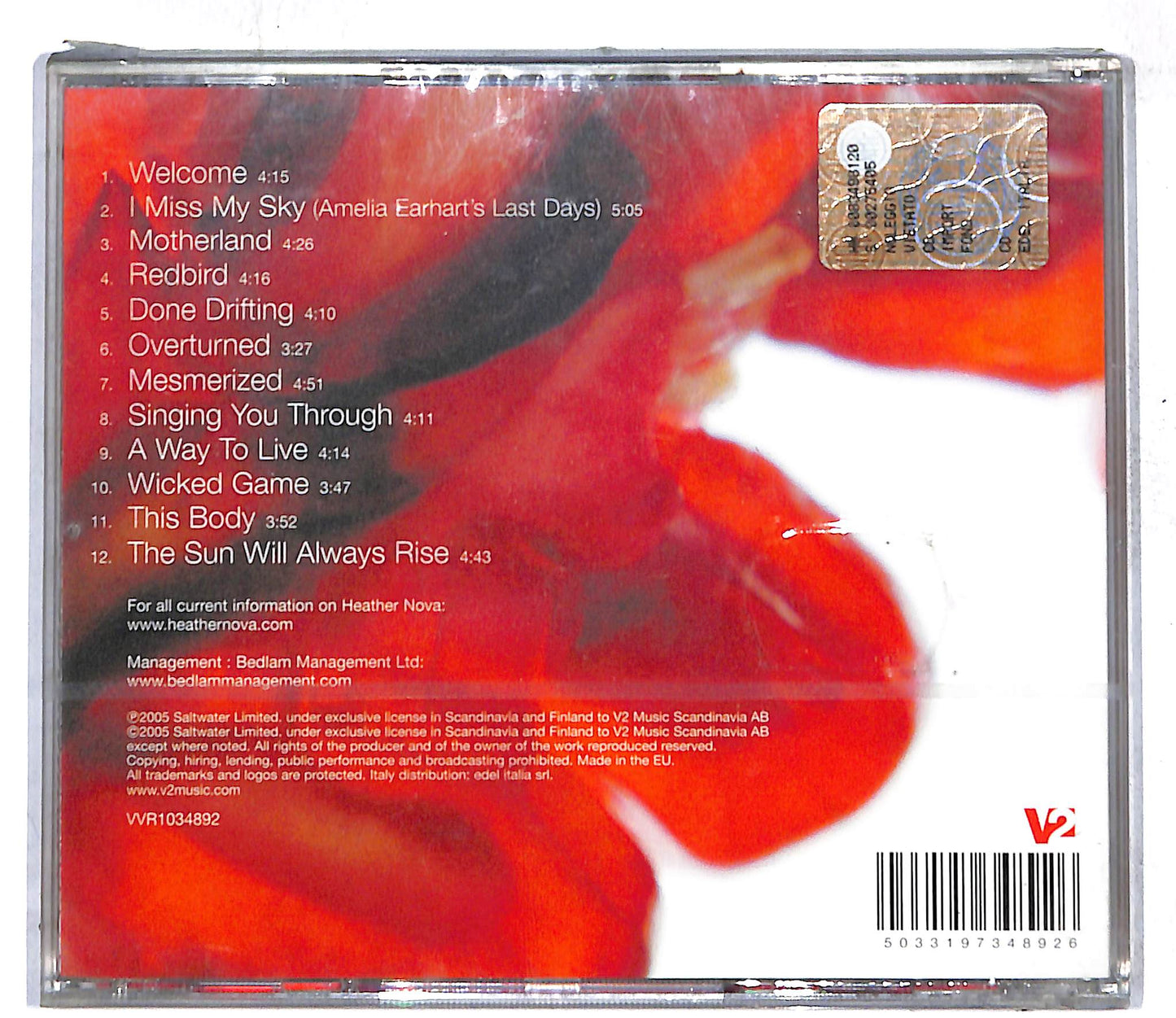 EBOND Heather Nova - Redbird CD CD108744