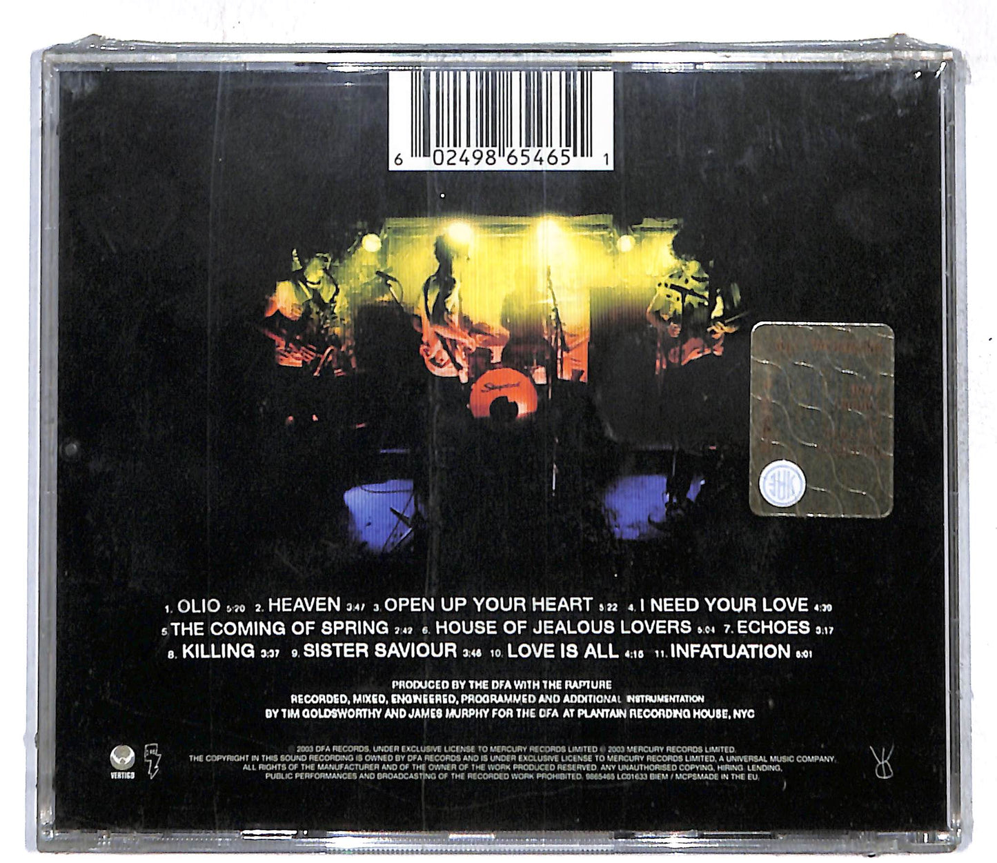 EBOND The Rapture - Echoes CD CD108748