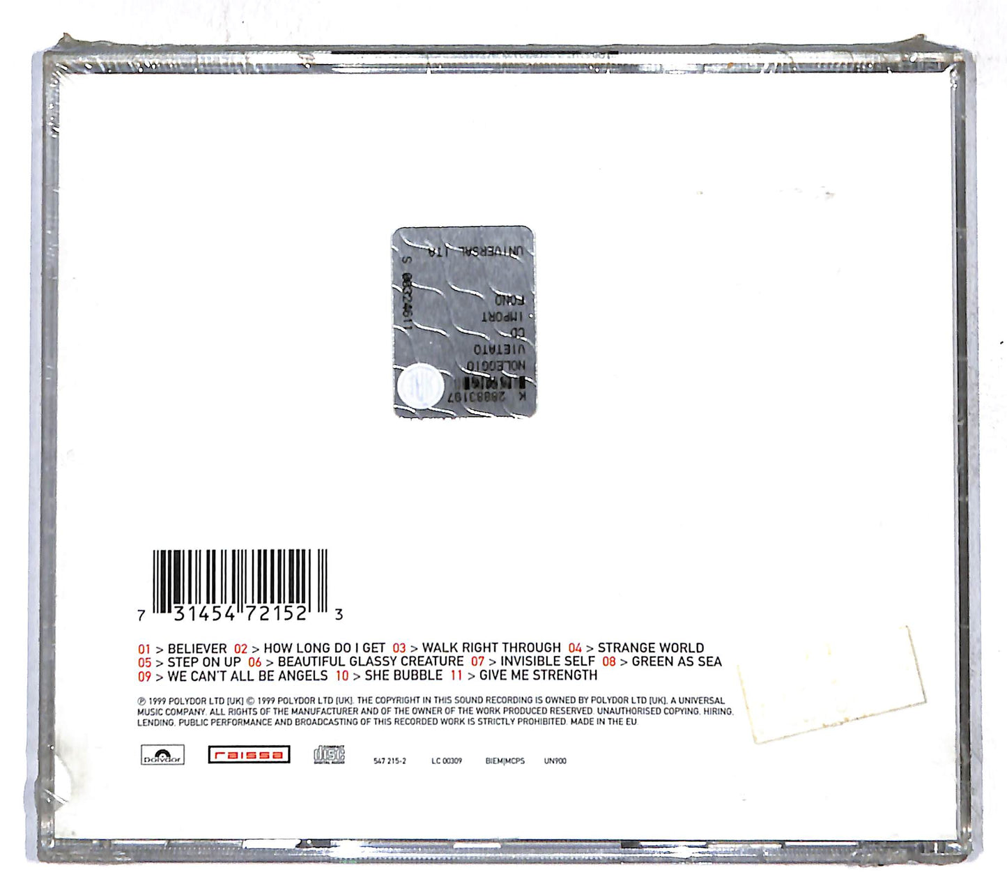 EBOND Raissa - Believer CD CD108749
