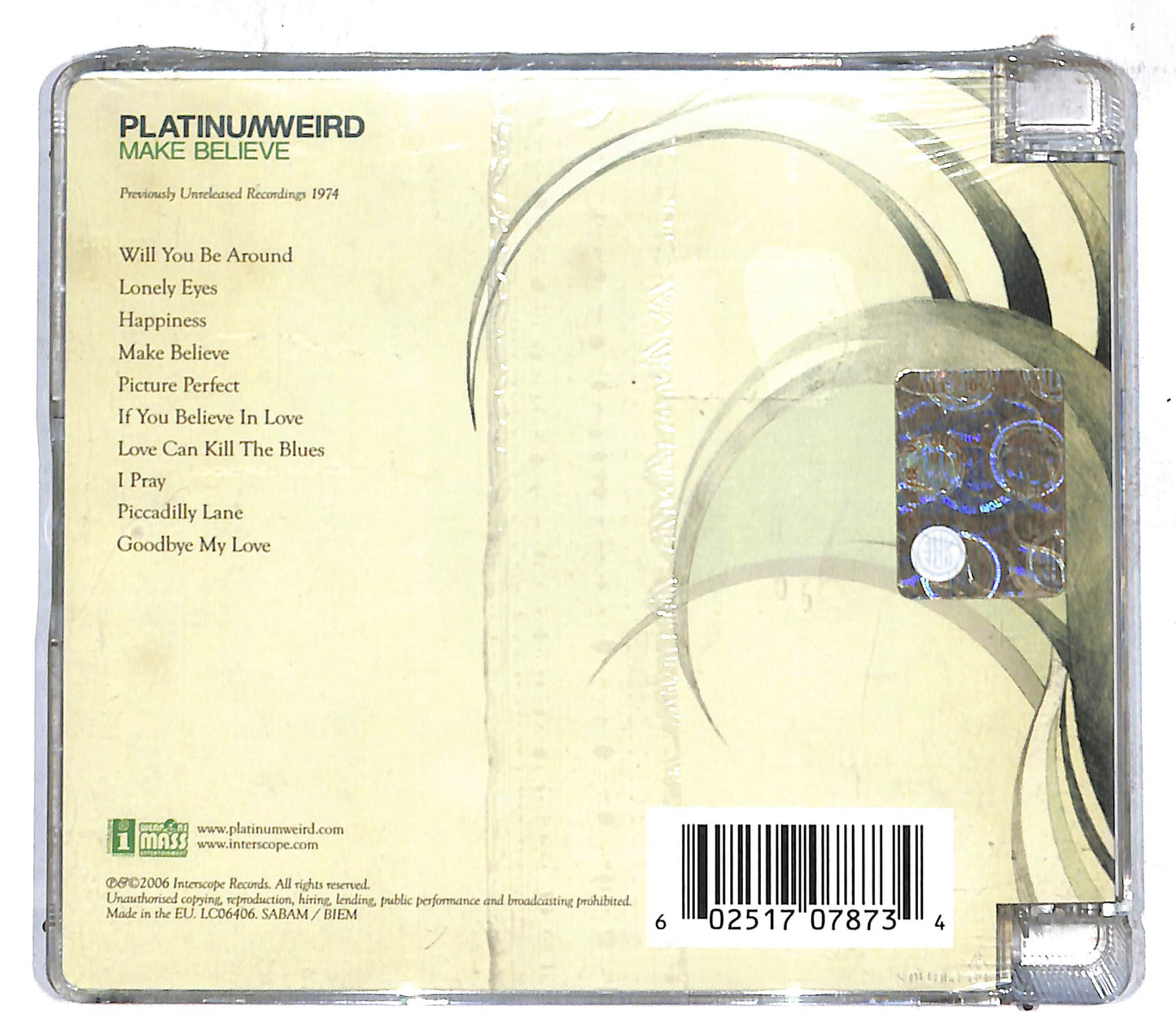 EBOND Platinum Weird - Make Believe CD CD108765