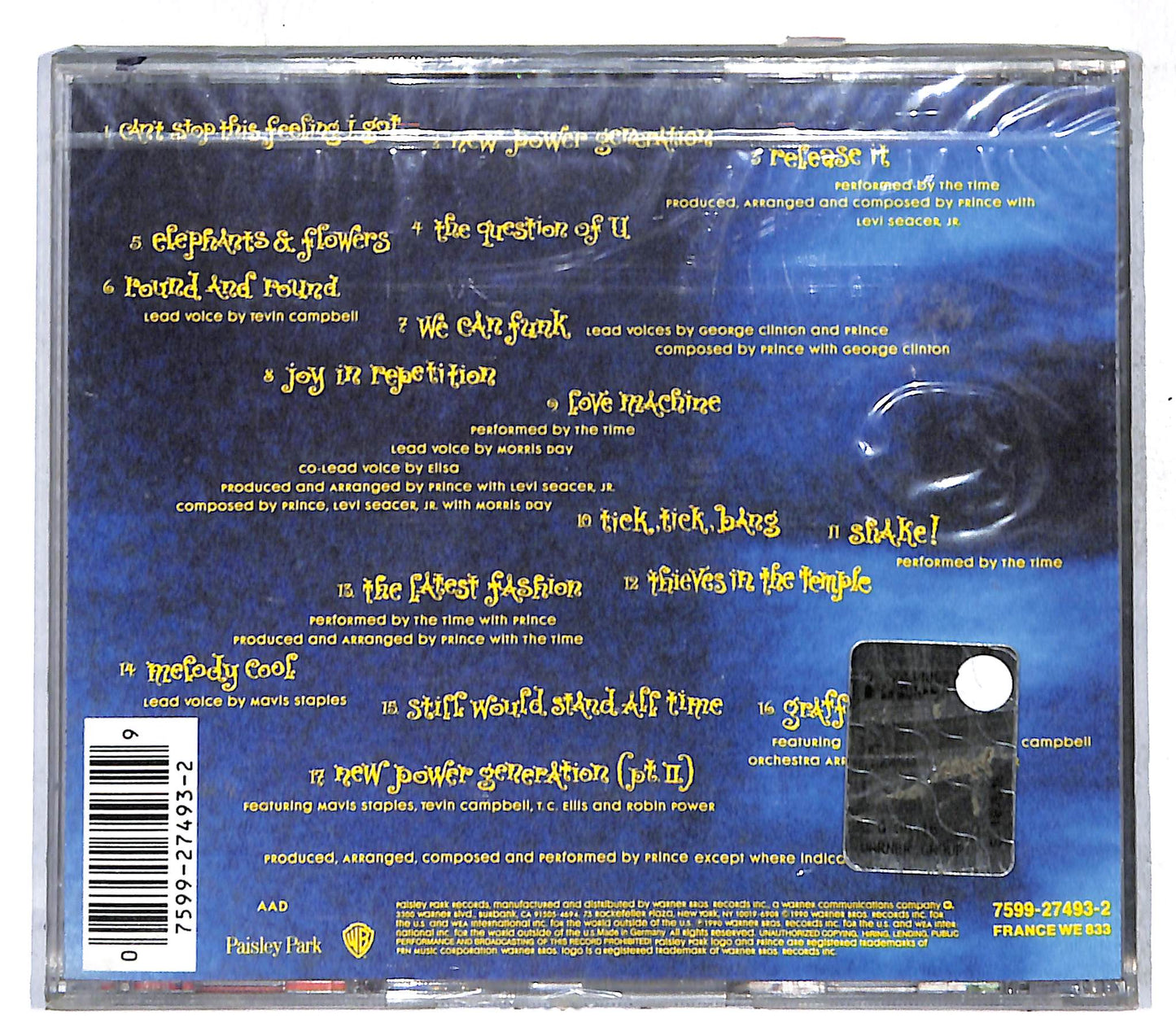 EBOND Prince - Graffiti Bridge CD CD108816