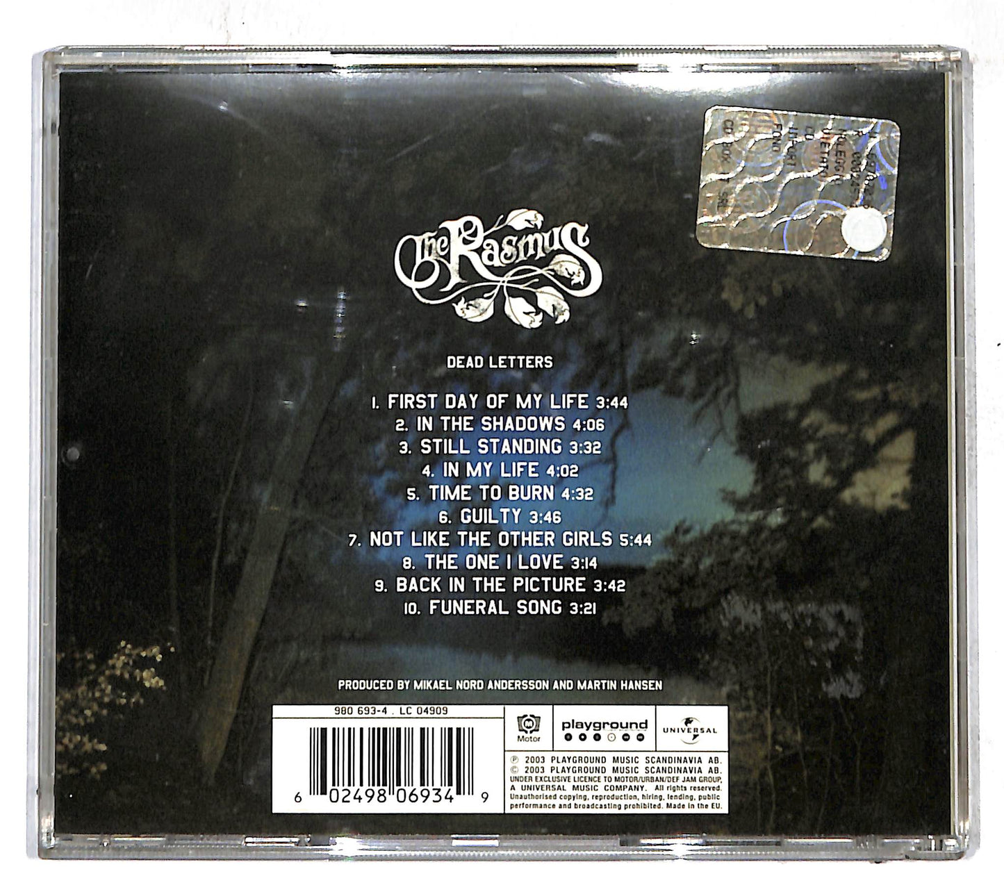 EBOND The Rasmus - Dead Letters CD CD108848
