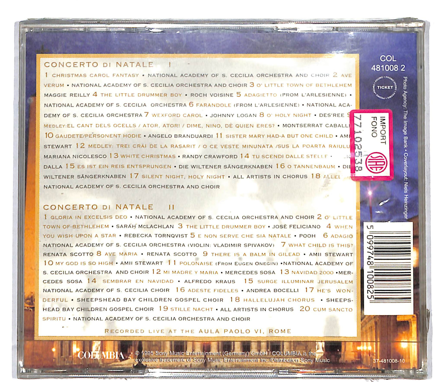 EBOND Various - Concerto Di Natale CD CD108946