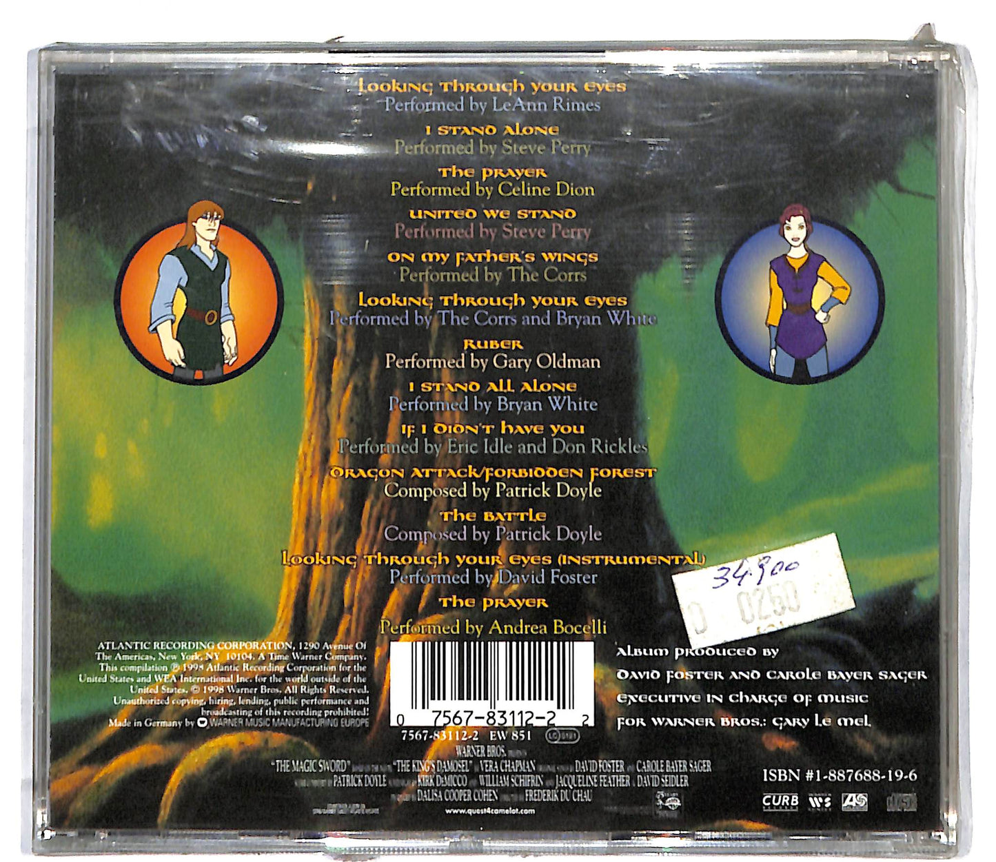EBOND Various - The Magic Sword - Quest For Camelot CD CD109006