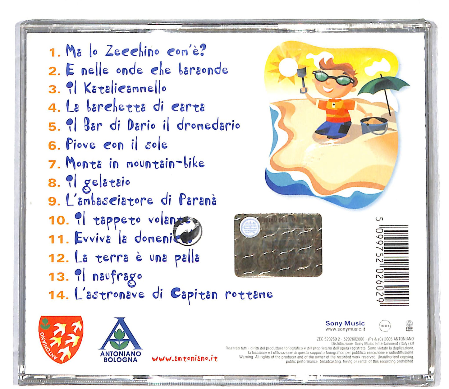 EBOND Piccolo Coro Dell'Antoniano - In Vacanza Con Lo Zecchino D'Oro 2005 CD CD109014
