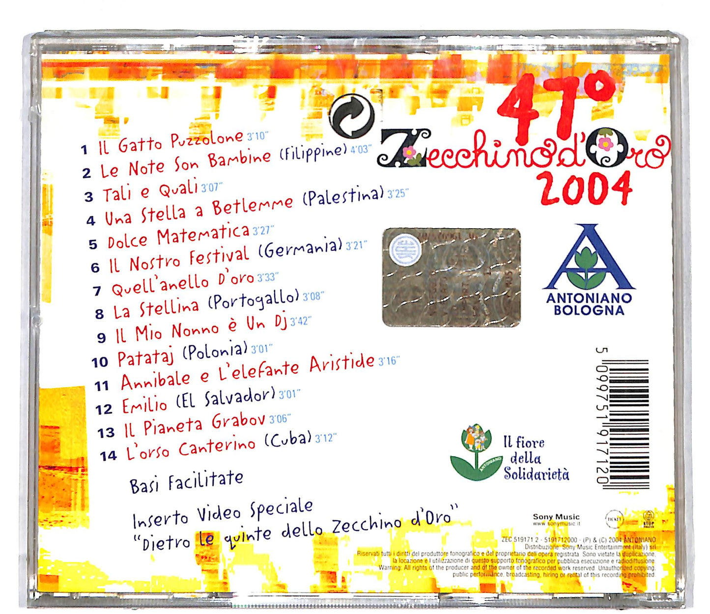 EBOND Various - 47° Zecchino D'Oro 2004 CD CD109016