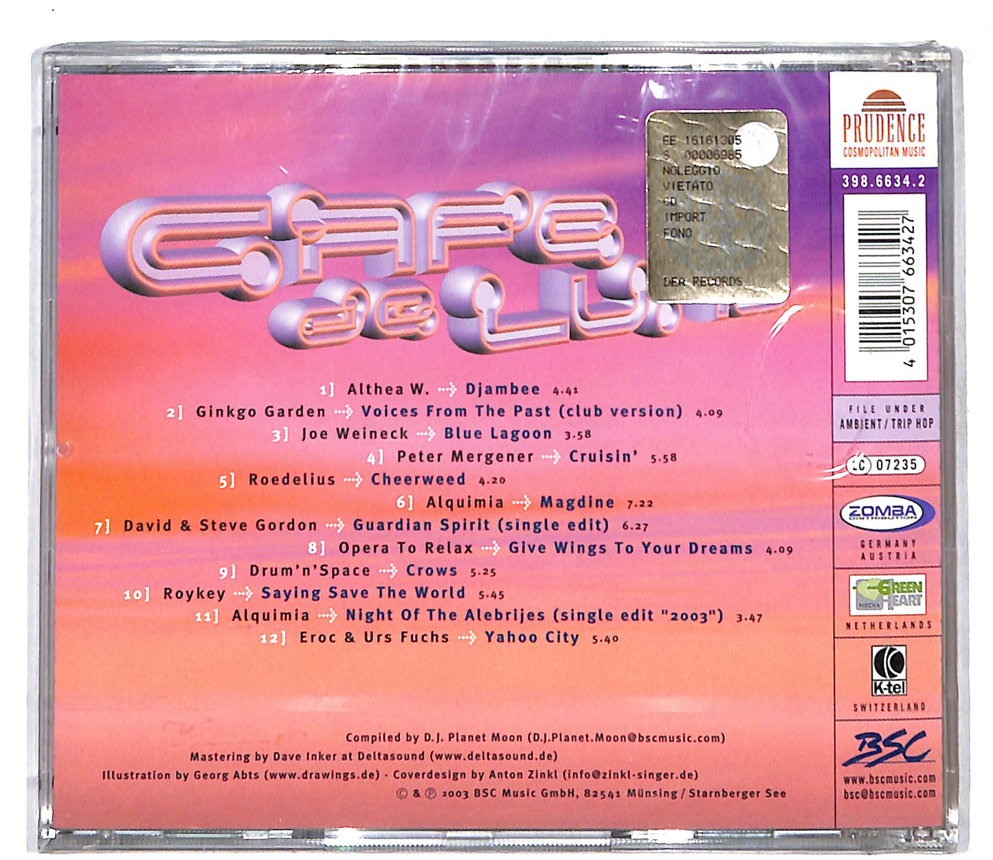 EBOND Various - Cafe De Luna CD CD109028