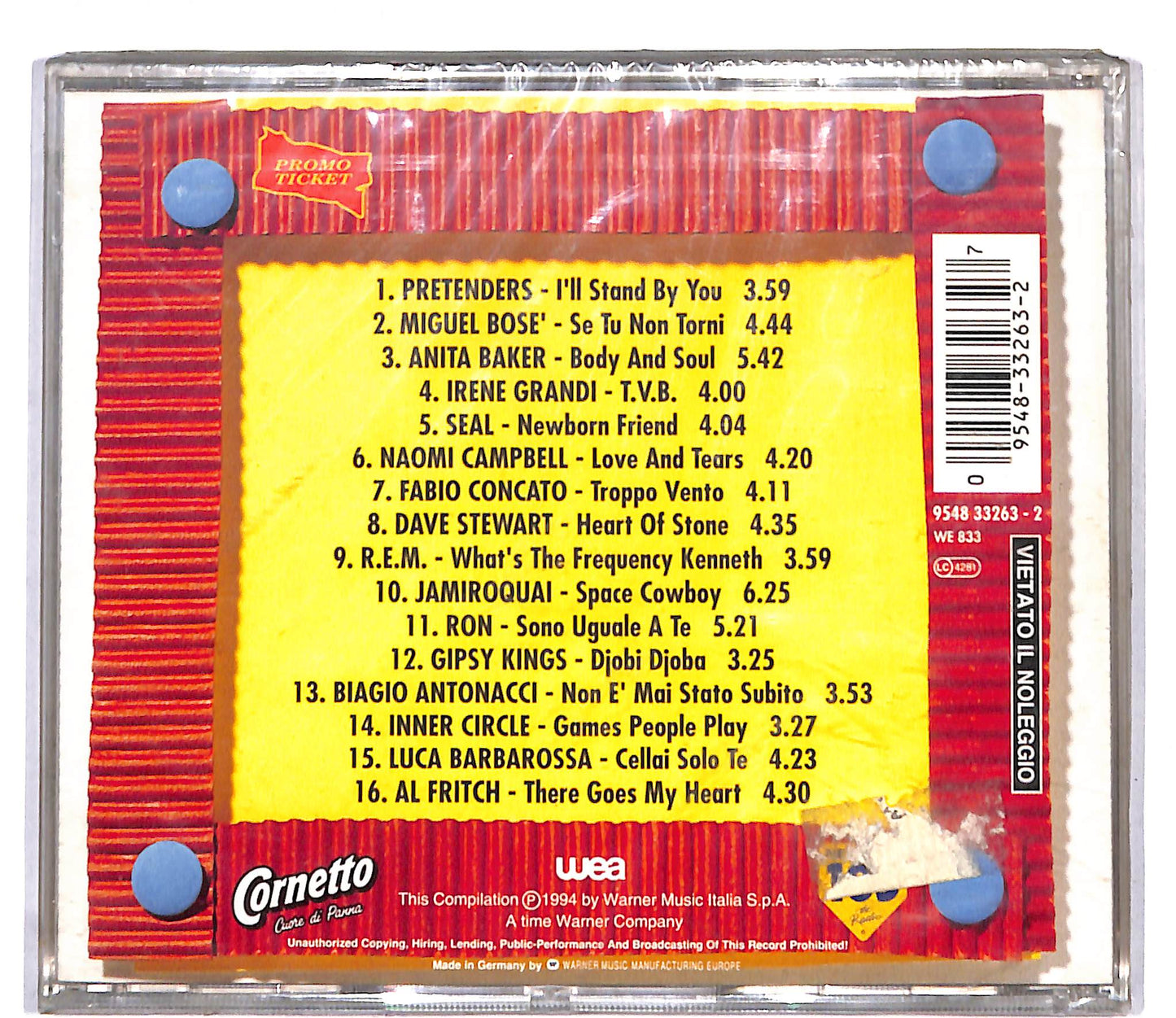 EBOND Various - La Compilation Del Cuore CD CD109118