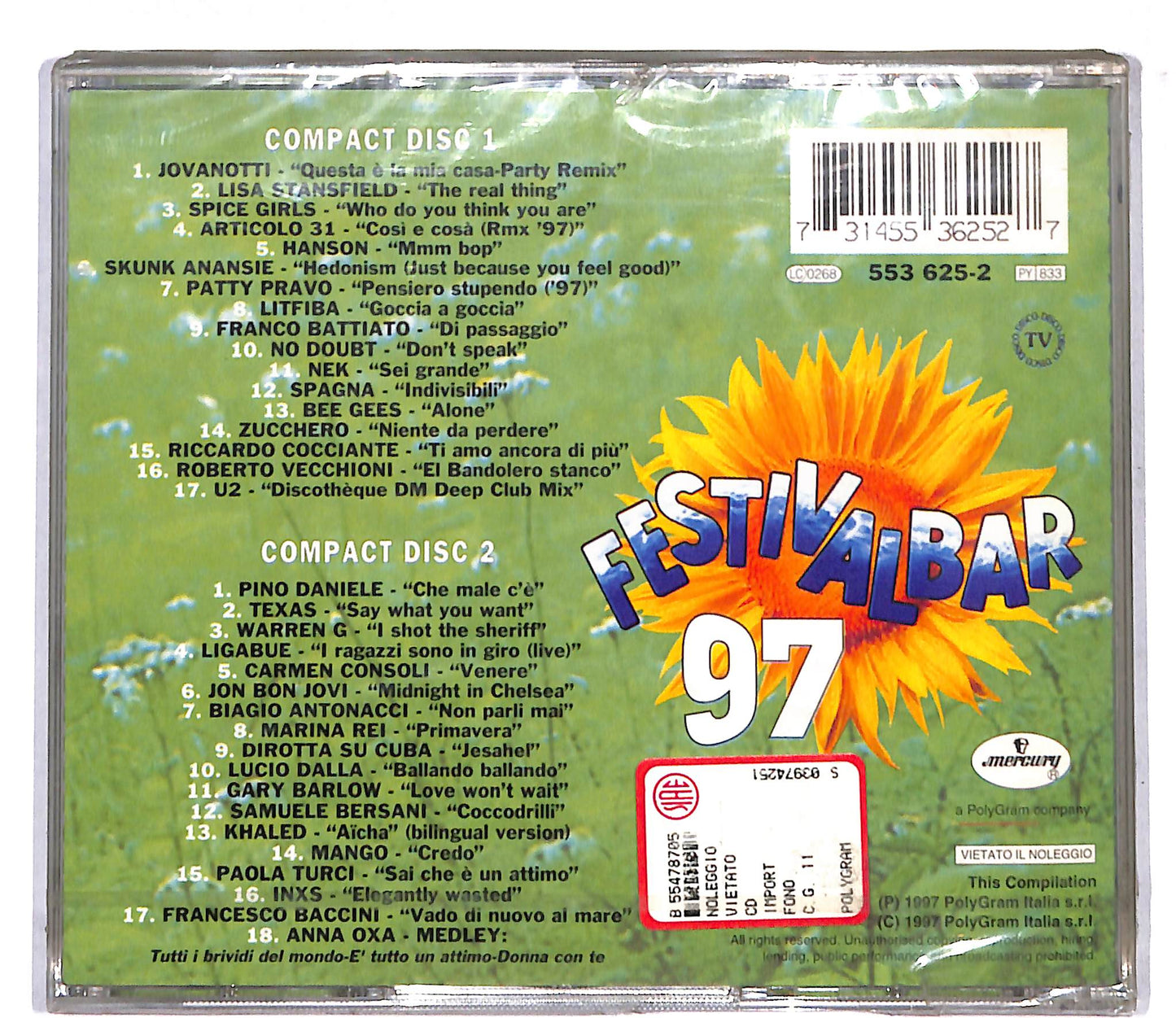 EBOND Festivalbar 97 CD CD109136