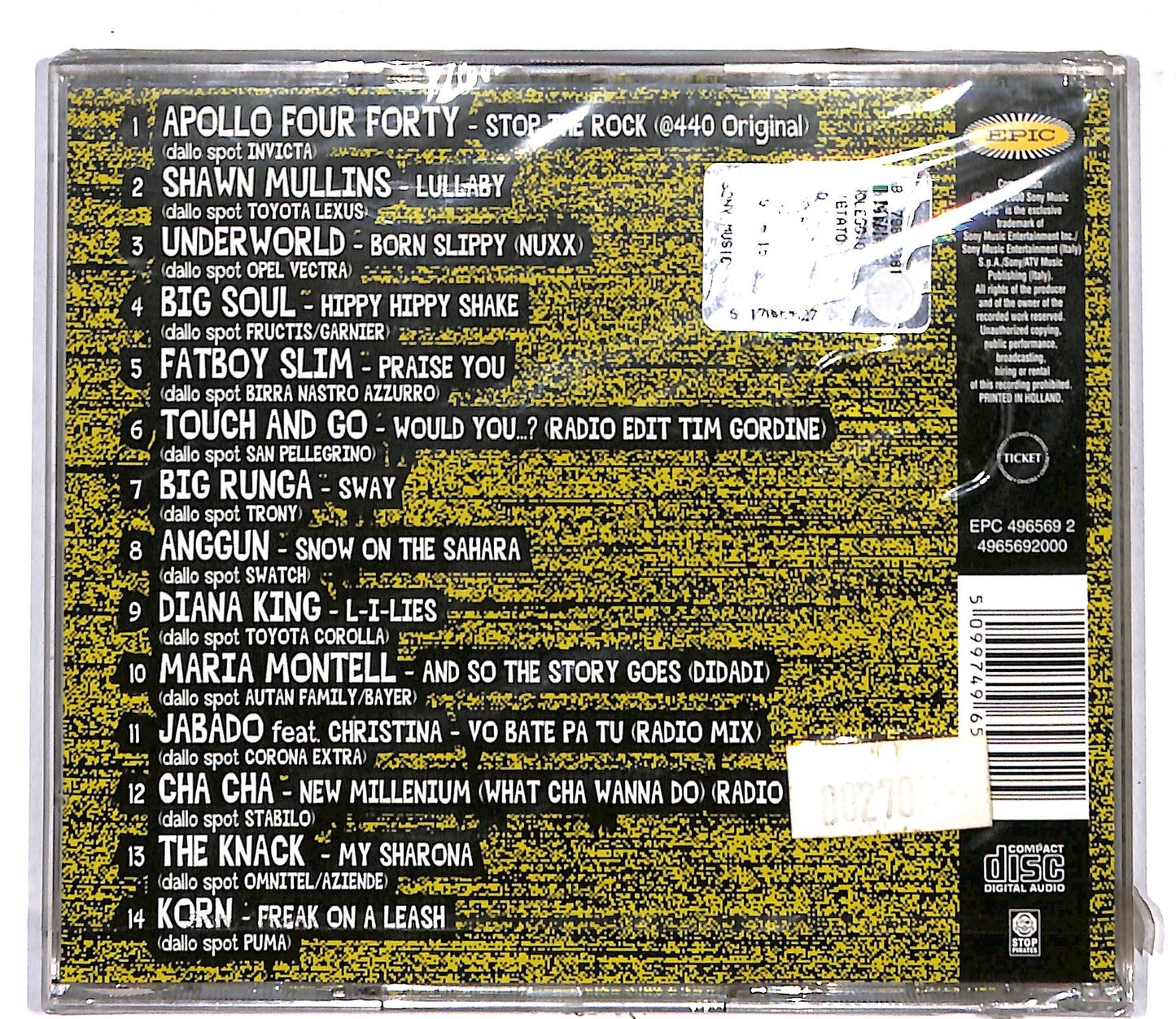 EBOND Various - Spot Non Stop CD CD109139