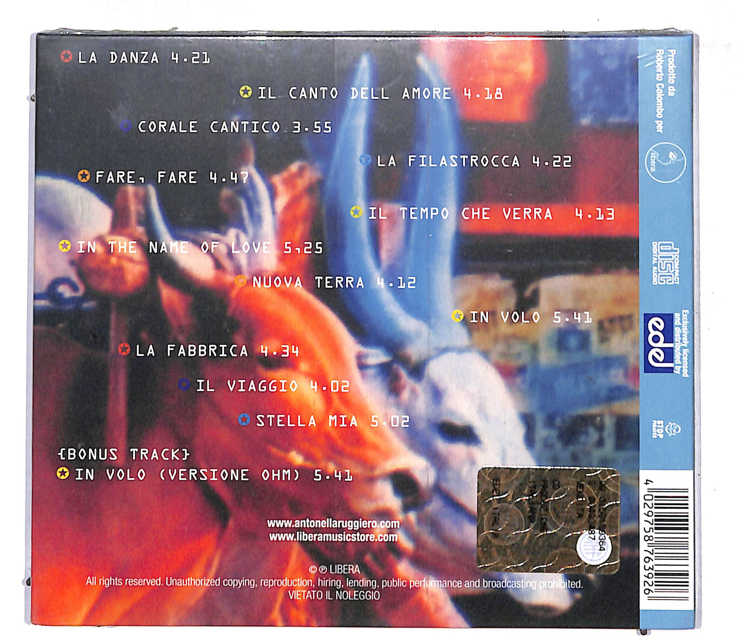 EBOND Antonella Ruggiero - Libera CD CD109150