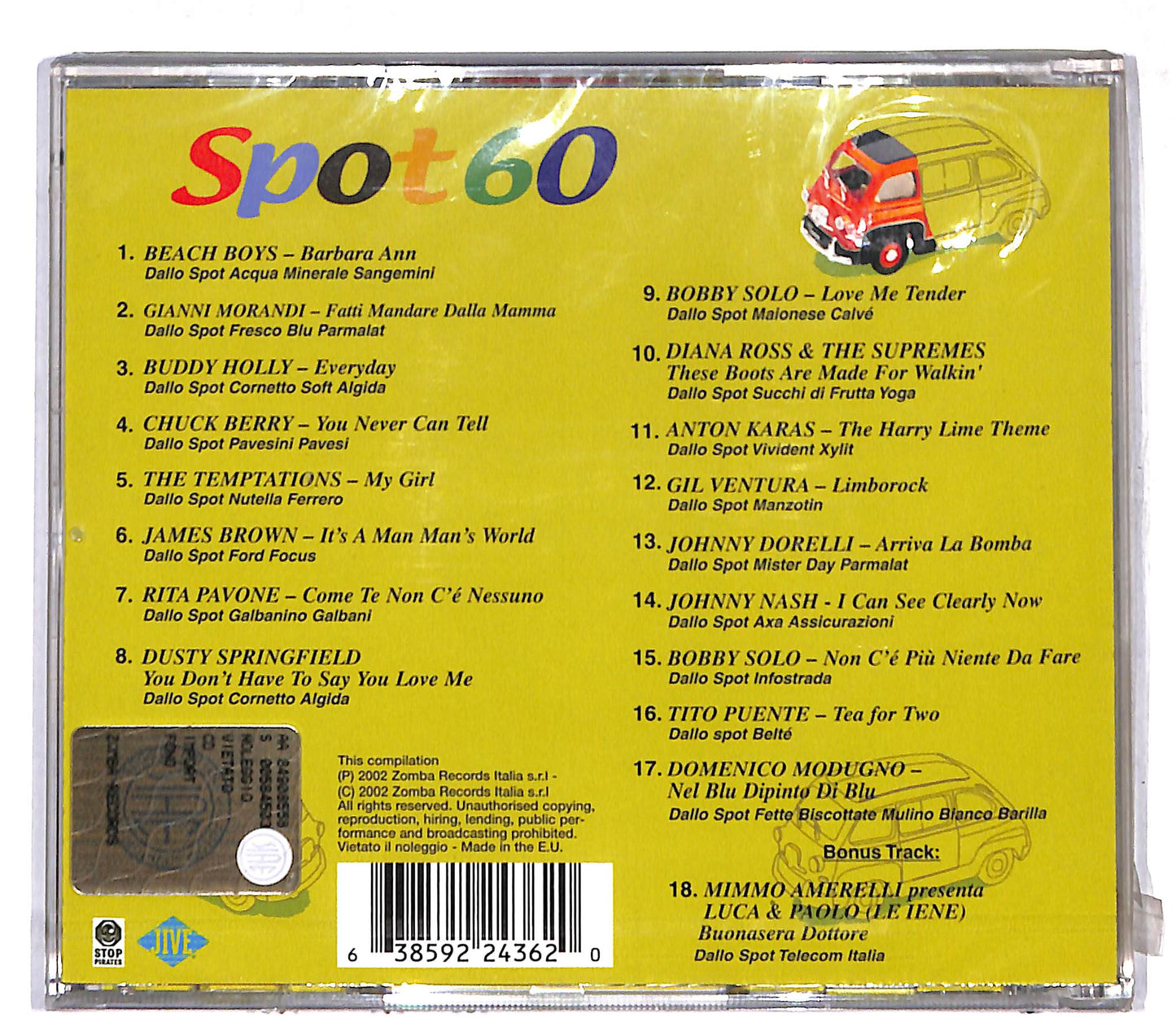 EBOND Artists Various - Spot 60 CD CD109159