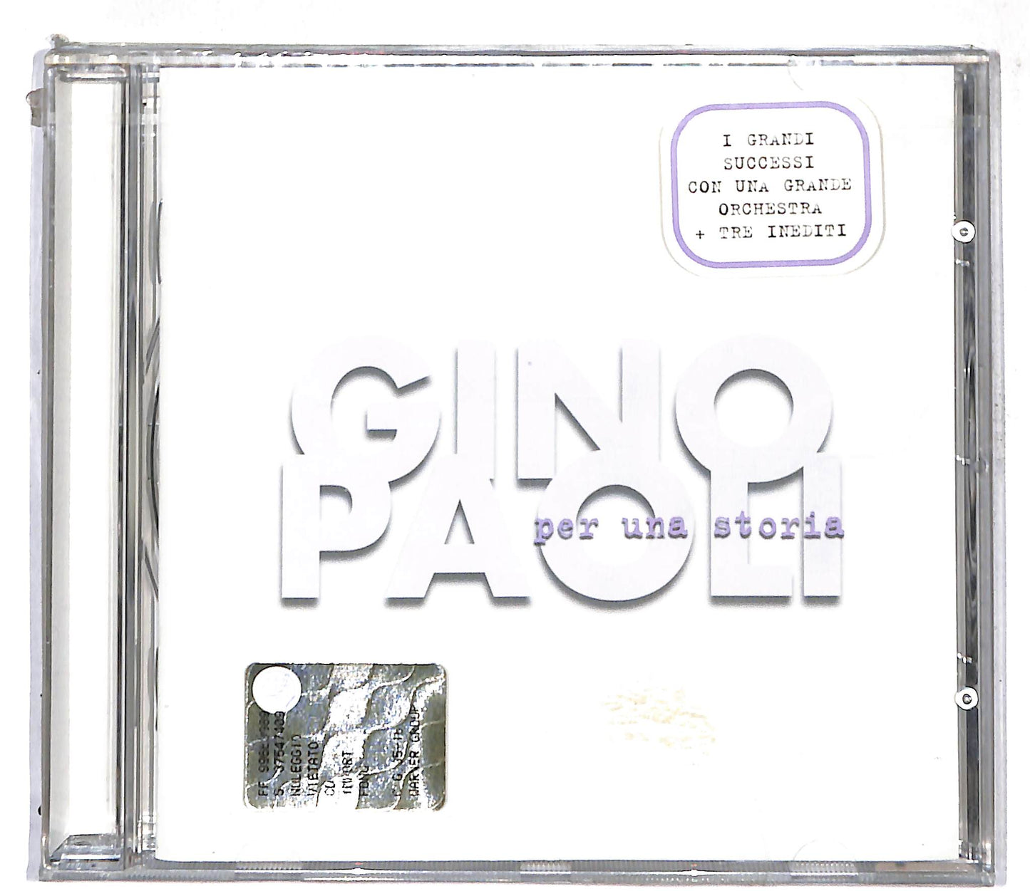 EBOND Gino Paoli - Per Una Storia CD CD109362
