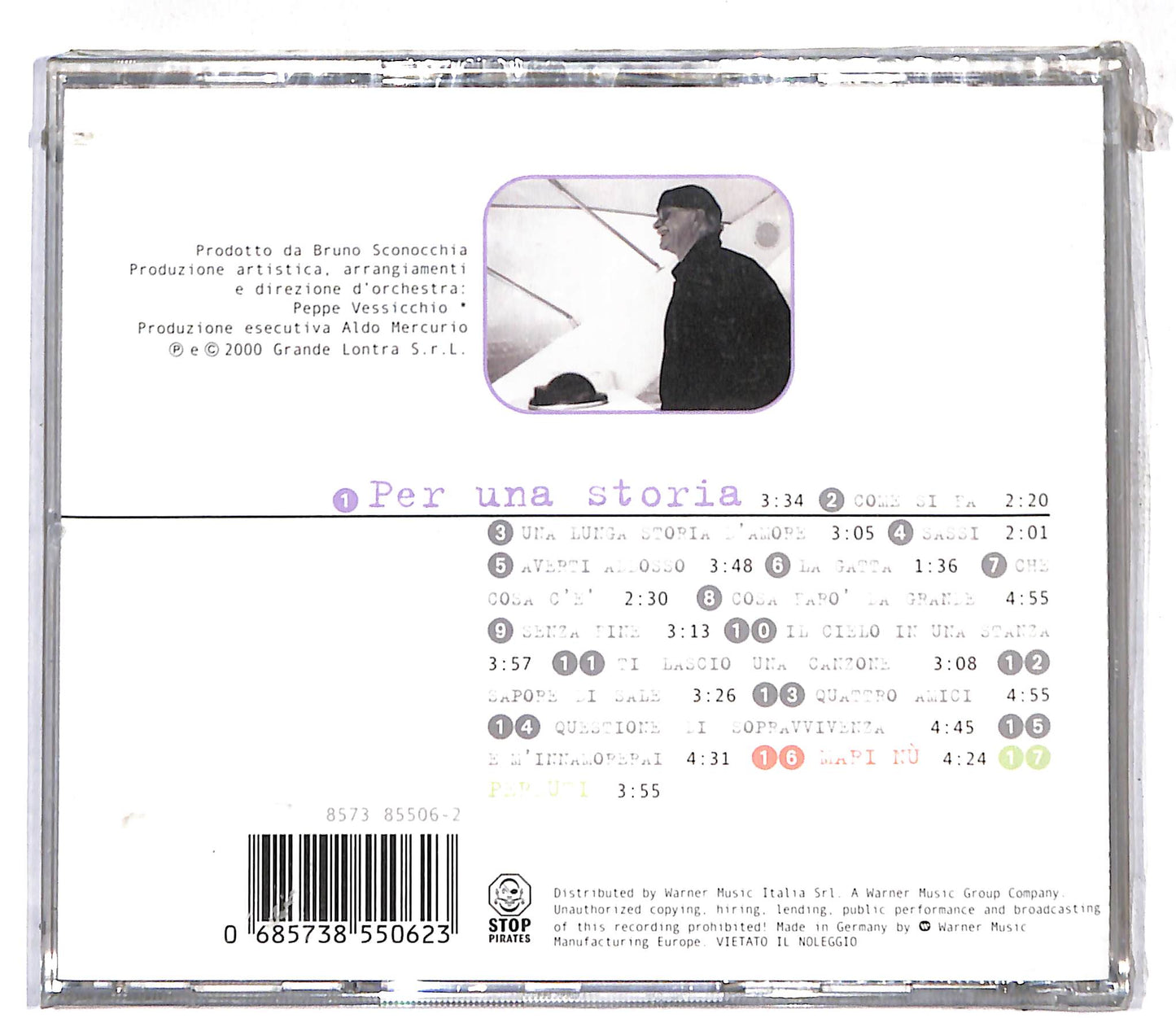 EBOND Gino Paoli - Per Una Storia CD CD109362