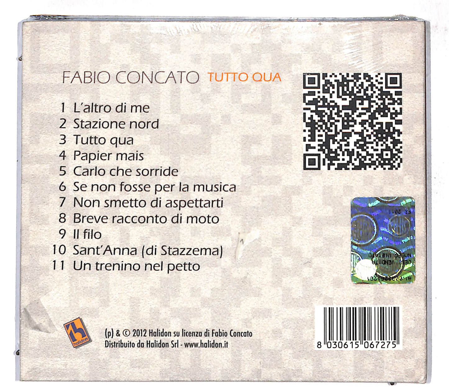 EBOND Fabio Concato - Tutto Qua CD CD109404