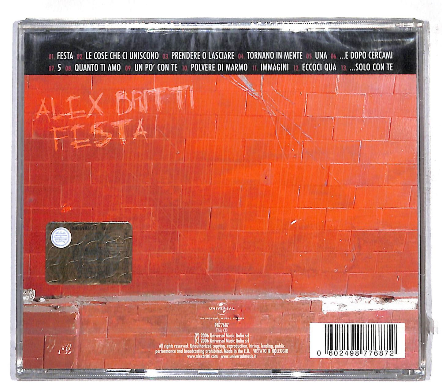 EBOND Alex Britti - Festa CD CD109429