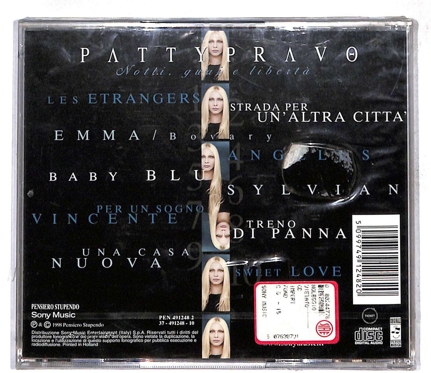 EBOND Patty Pravo - Notti, Guai E Liberta CD CD109462