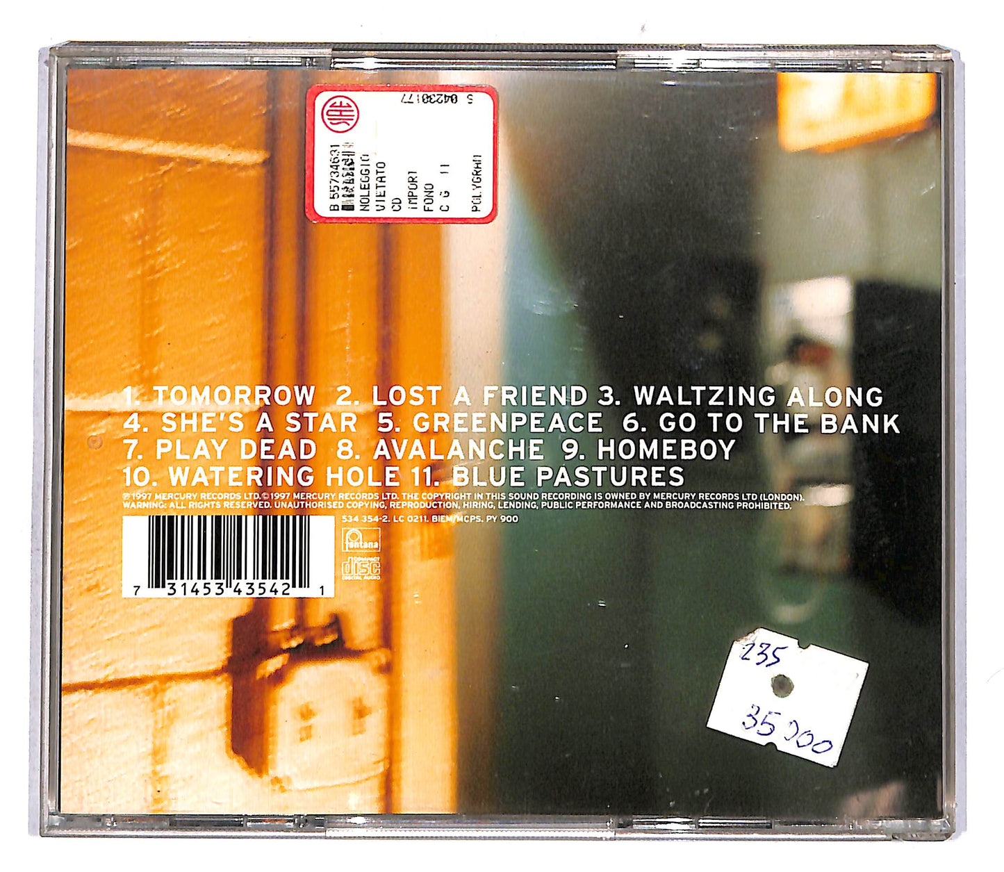 EBOND James - Whiplash CD CD109525